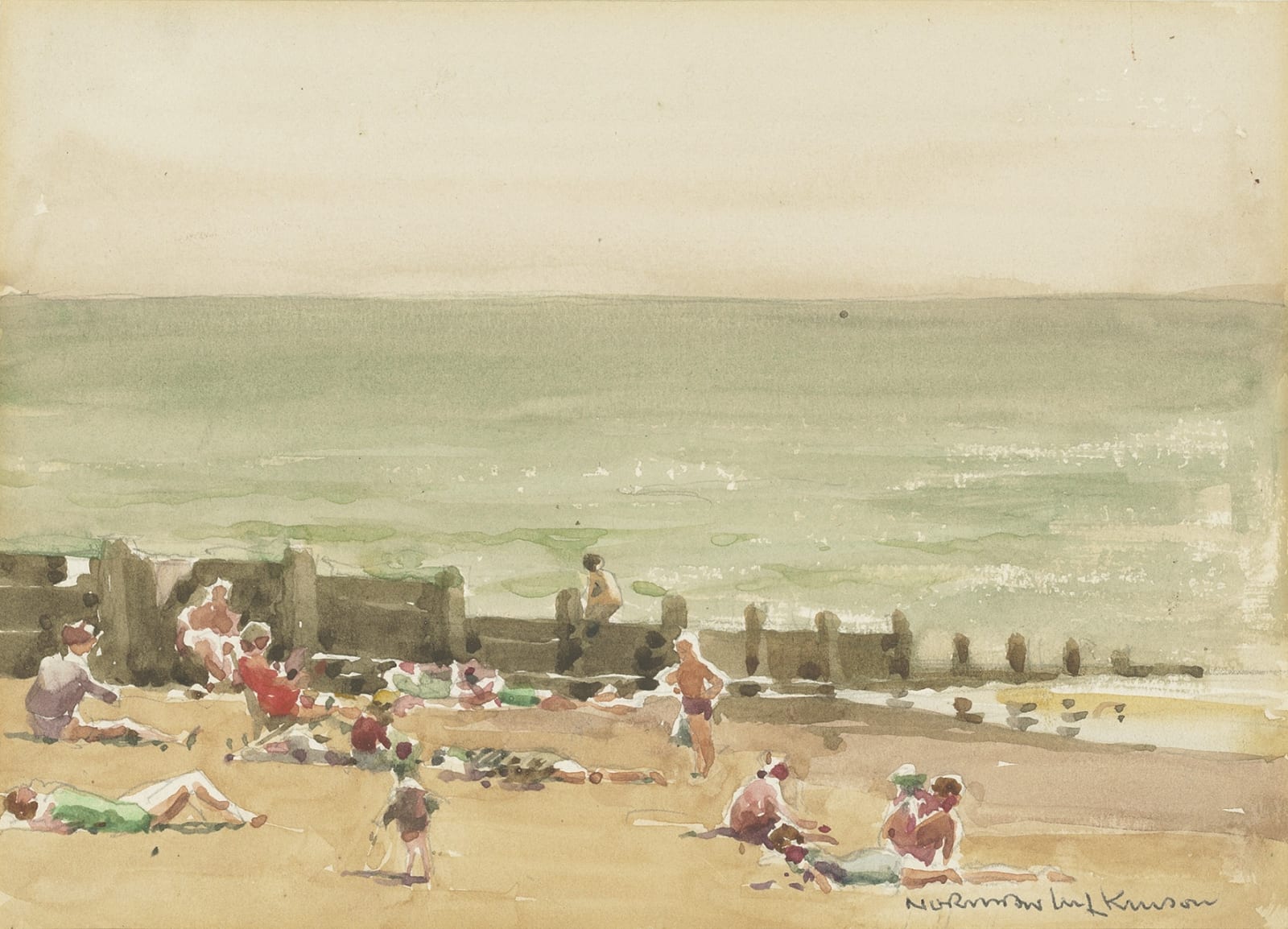 Norman Wilkinson, CBE, SMA, PRWS, RI, British summertime
