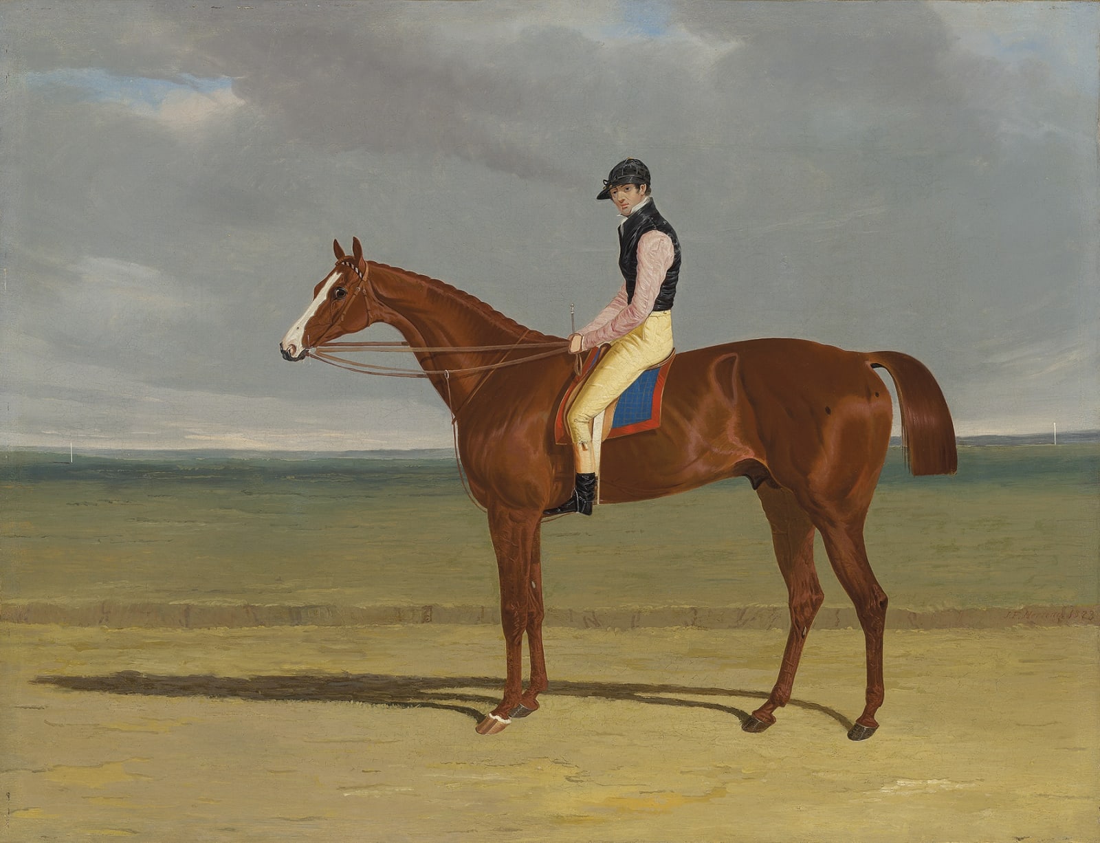 John Frederick Herring Snr, The Hon. Edward Petre's chestnut colt 'The Colonel' with William Scott up, 1828, 1828