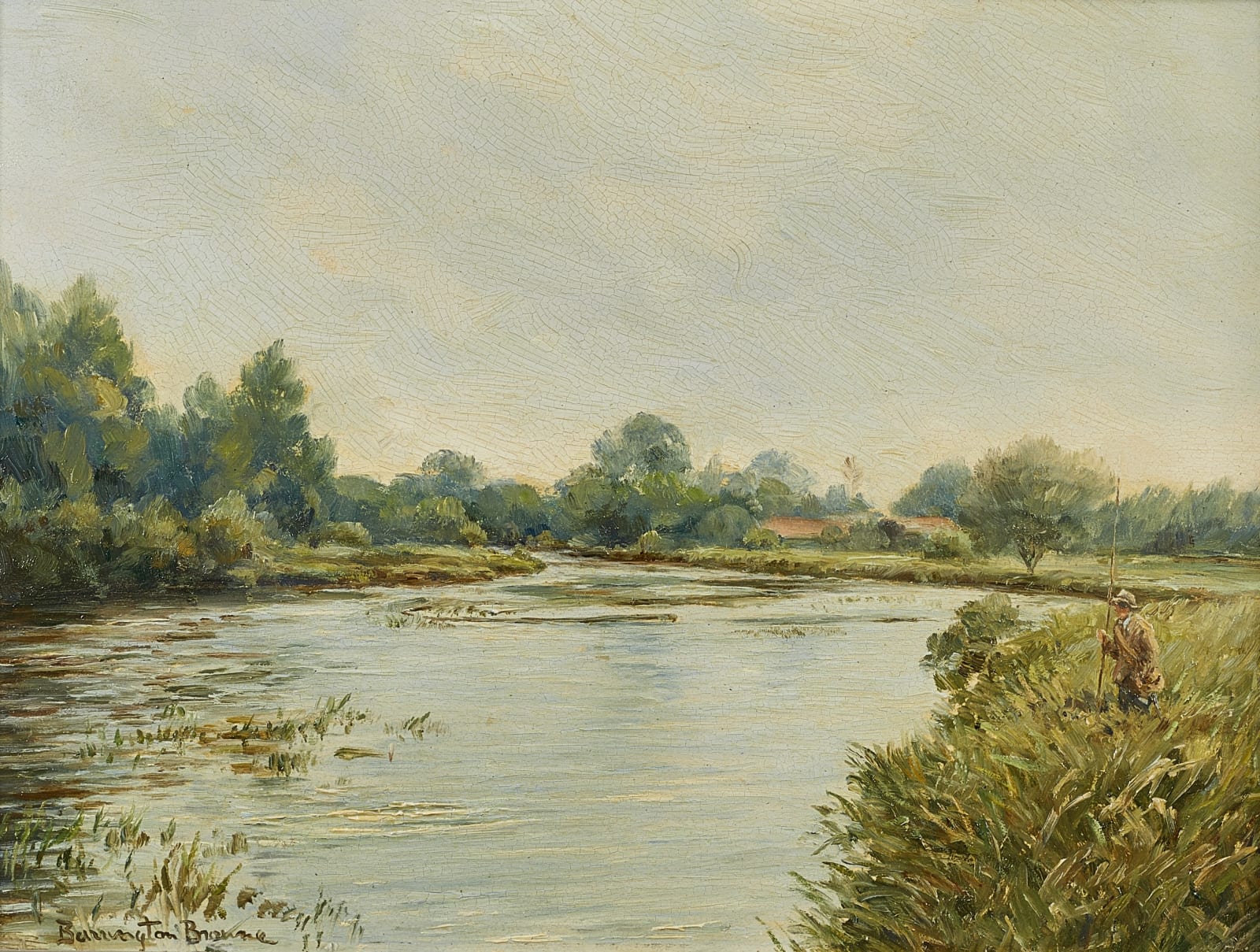 William Barrington-Browne, Longparish, River Test