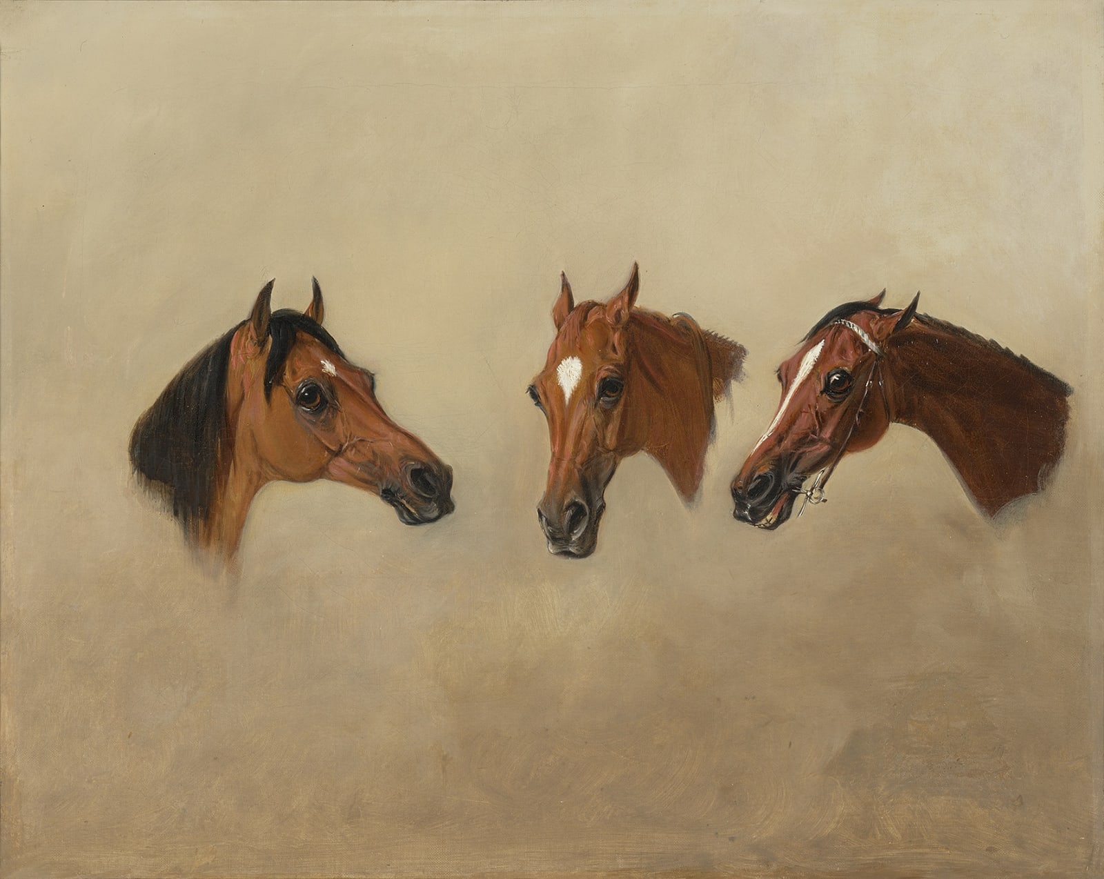 John Ferneley Snr, Captain Ricardo's horses in three vignettes