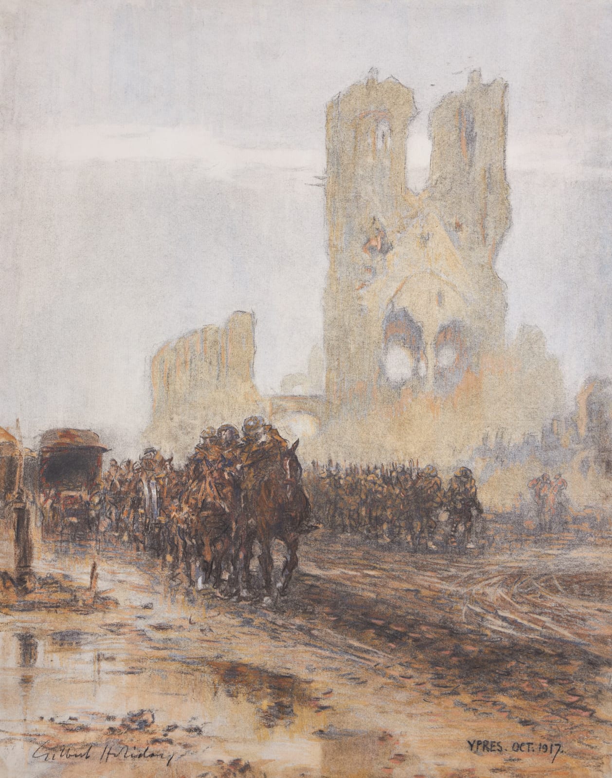 Gilbert Joseph Holiday, Ypres, October 1917