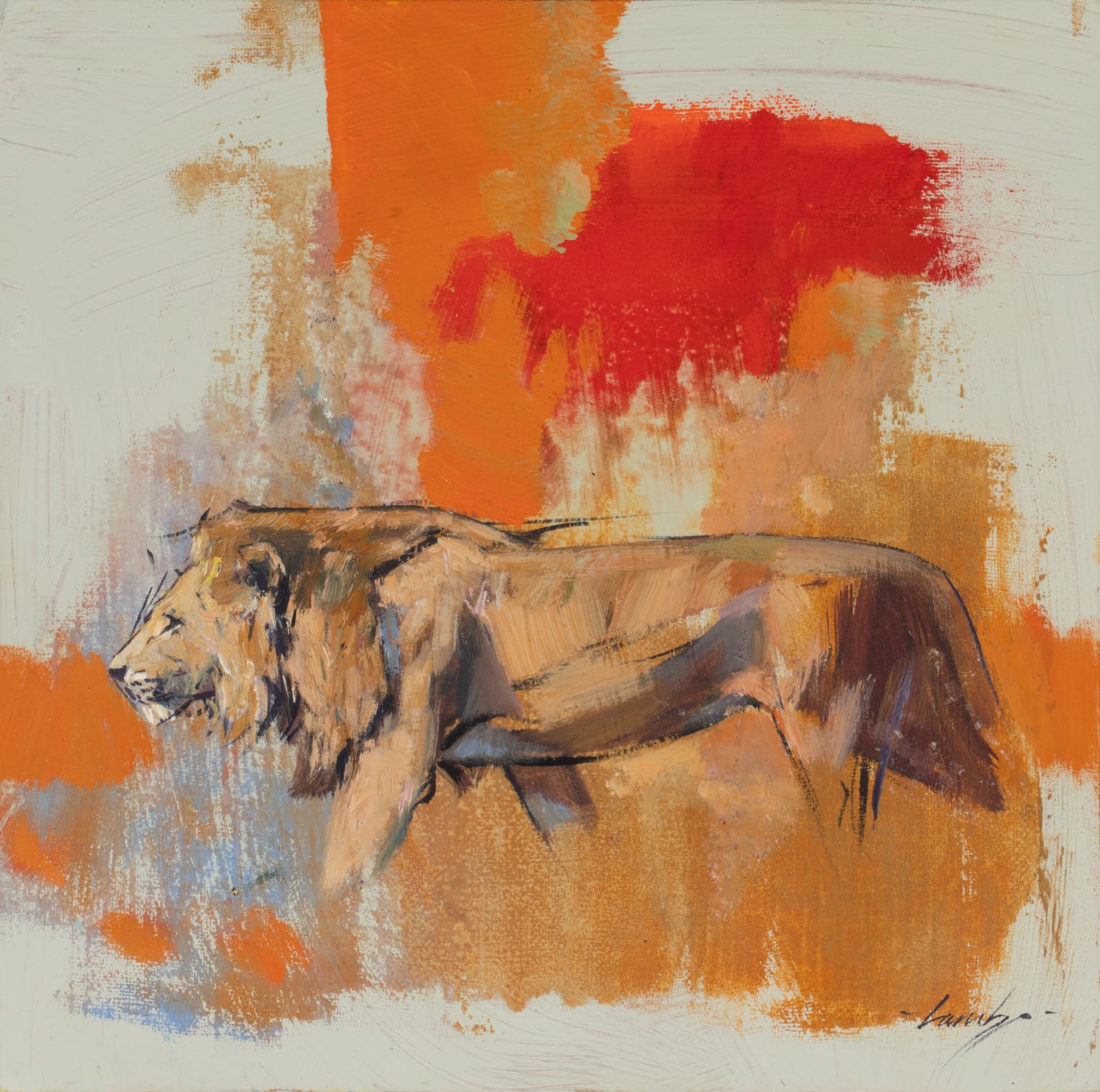 Emily Lamb, Lion study 2, '25