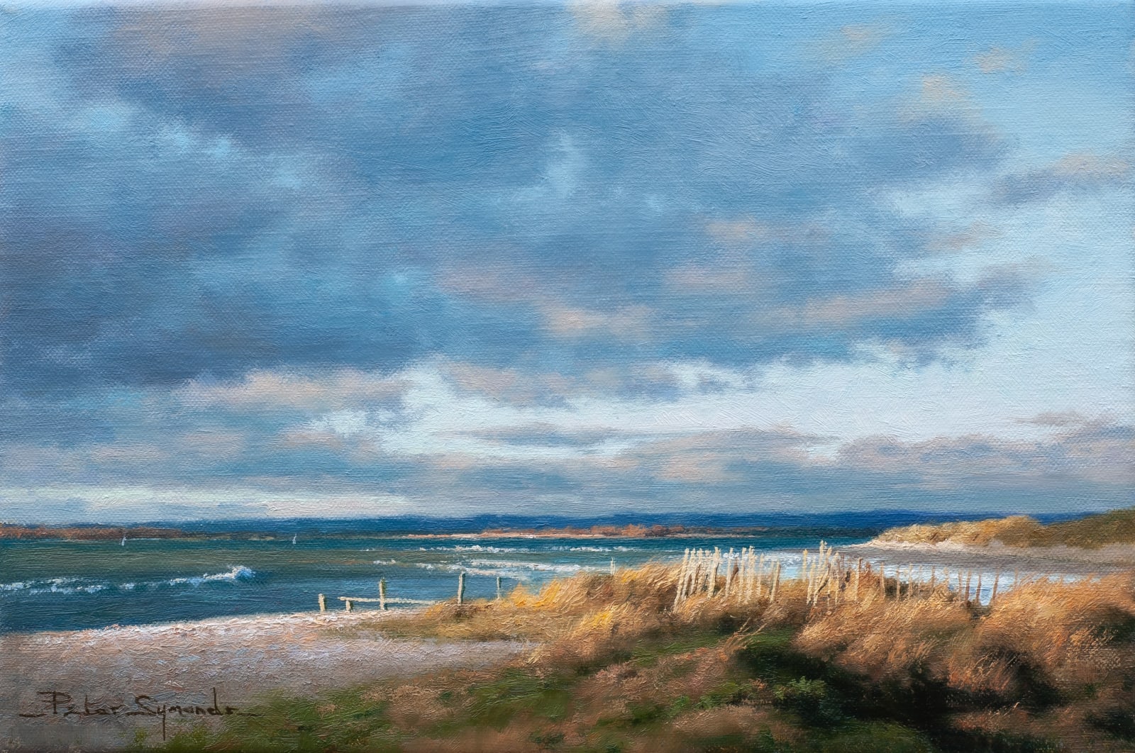 Peter Symonds, Thorney Island and East Head from West Wittering