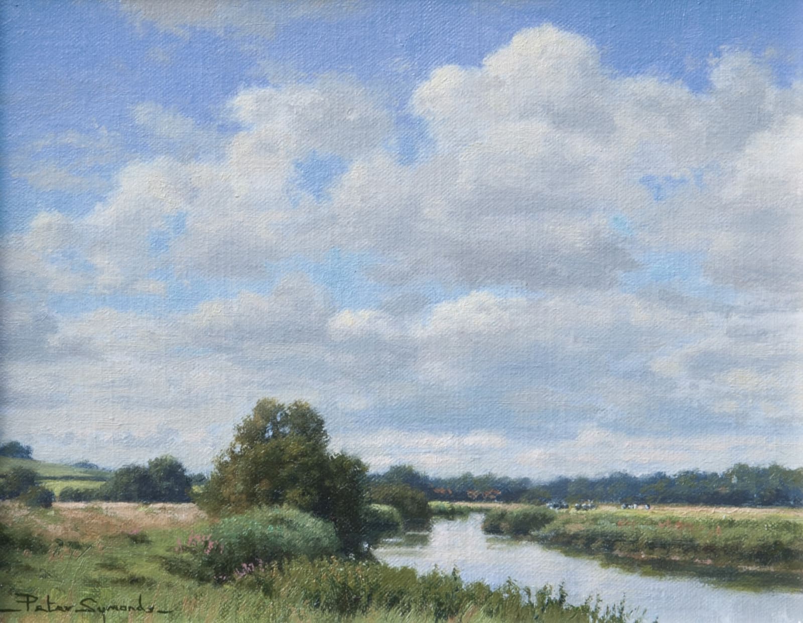 Peter Symonds, High summer, River Arun near Bury, West Sussex