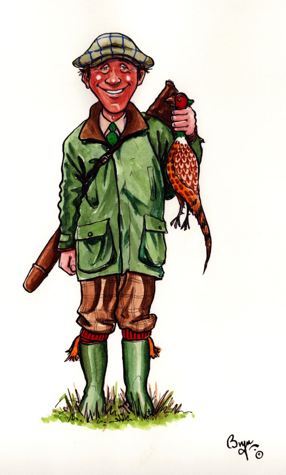 Bryn Parry, First bird