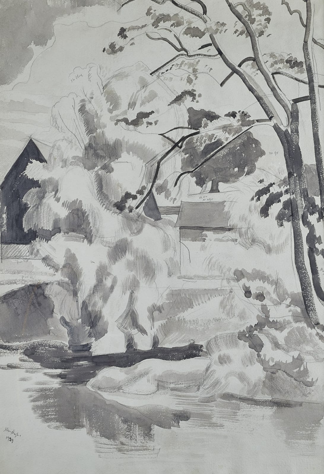 John Northcote Nash, CBE, RA, The Mill, Buckinghamshire