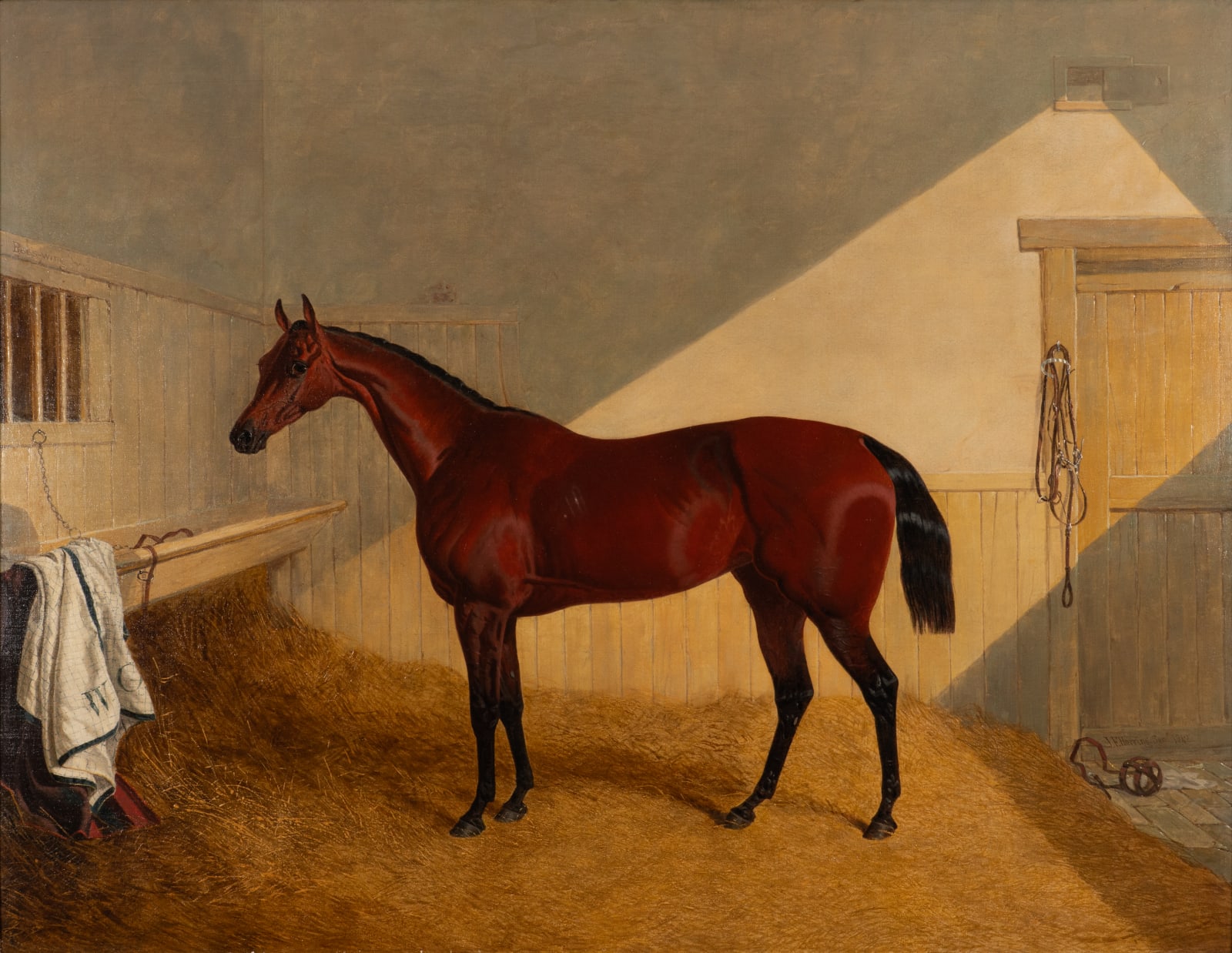 John Frederick Herring Snr, Mr William Orde's bay filly, ‘Beeswing’, by’ Dr Syntax’, 1842