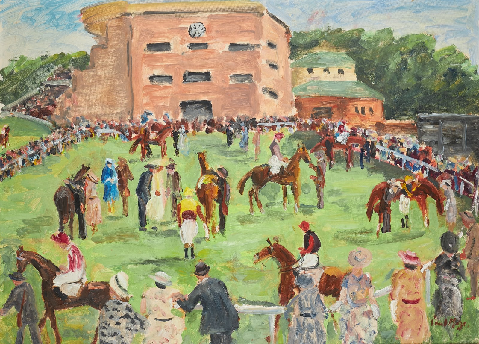 Paul Maze, In the paddock - Goodwood Racecourse