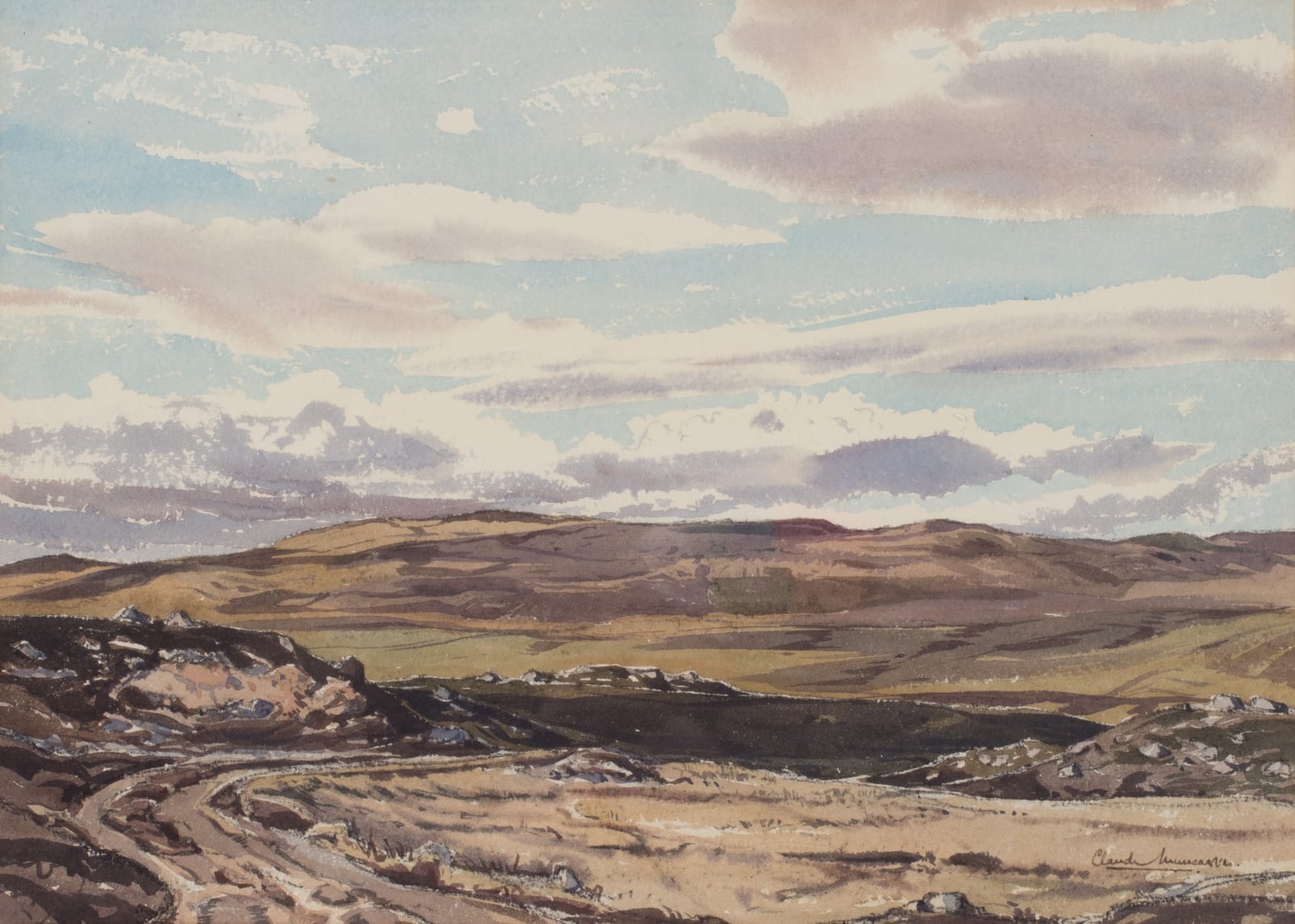 Claude Grahame Muncaster, PRSMA, RWS, ROI, RBA, Glen Gelder, near Balmoral