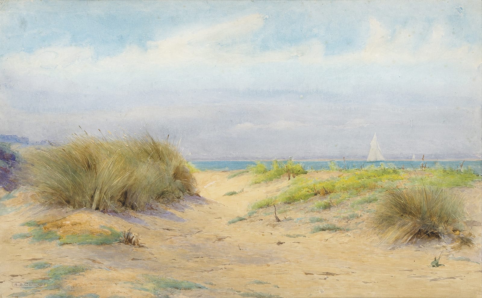 Alma Claude Burlton Cull, The coastal path