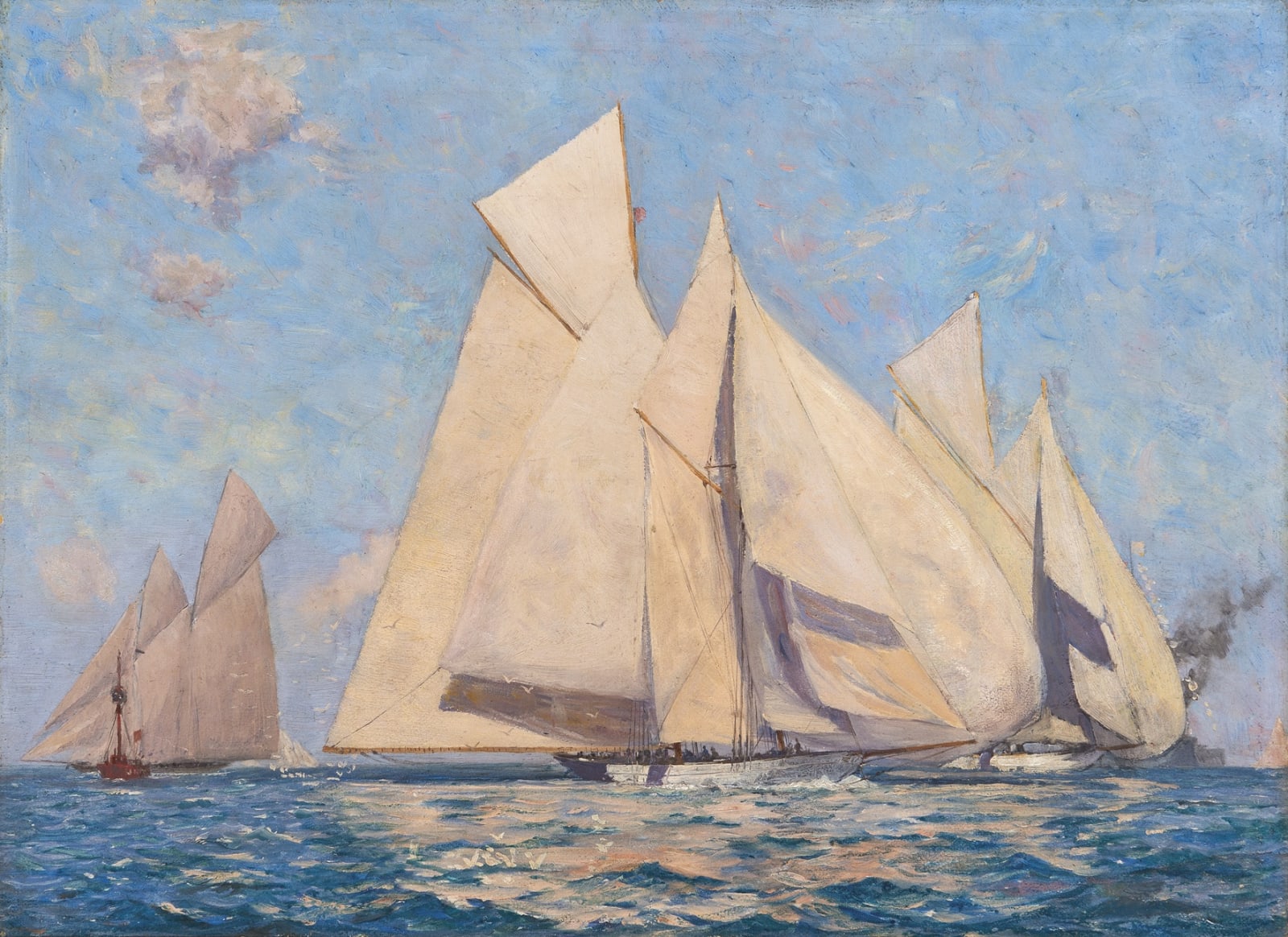 Norman Wilkinson, CBE, SMA, PRWS, RI, Cowes, Isle of Wight, 1911