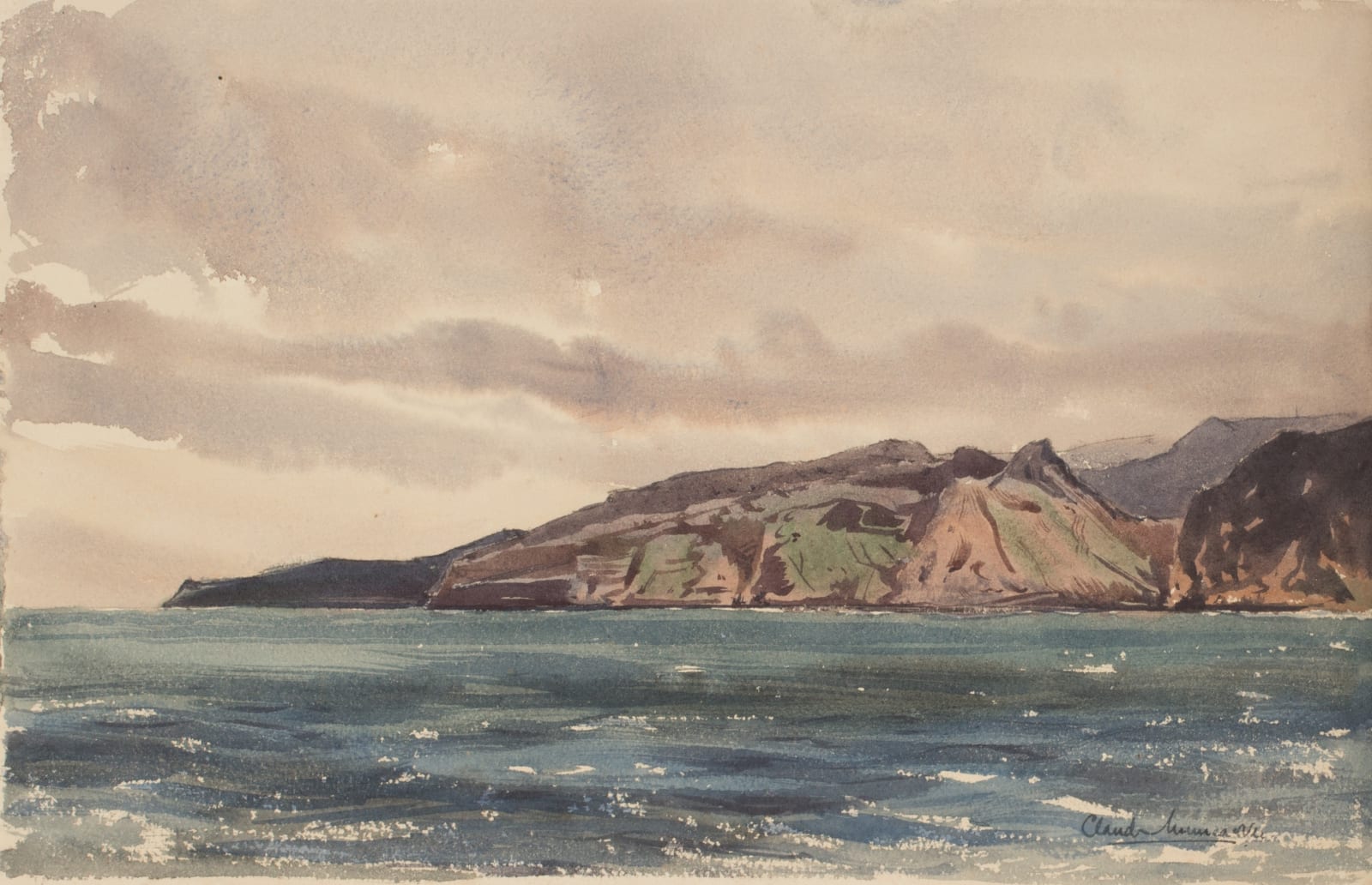 Claude Grahame Muncaster, PRSMA, RWS, ROI, RBA, La Gomera, Canary Islands