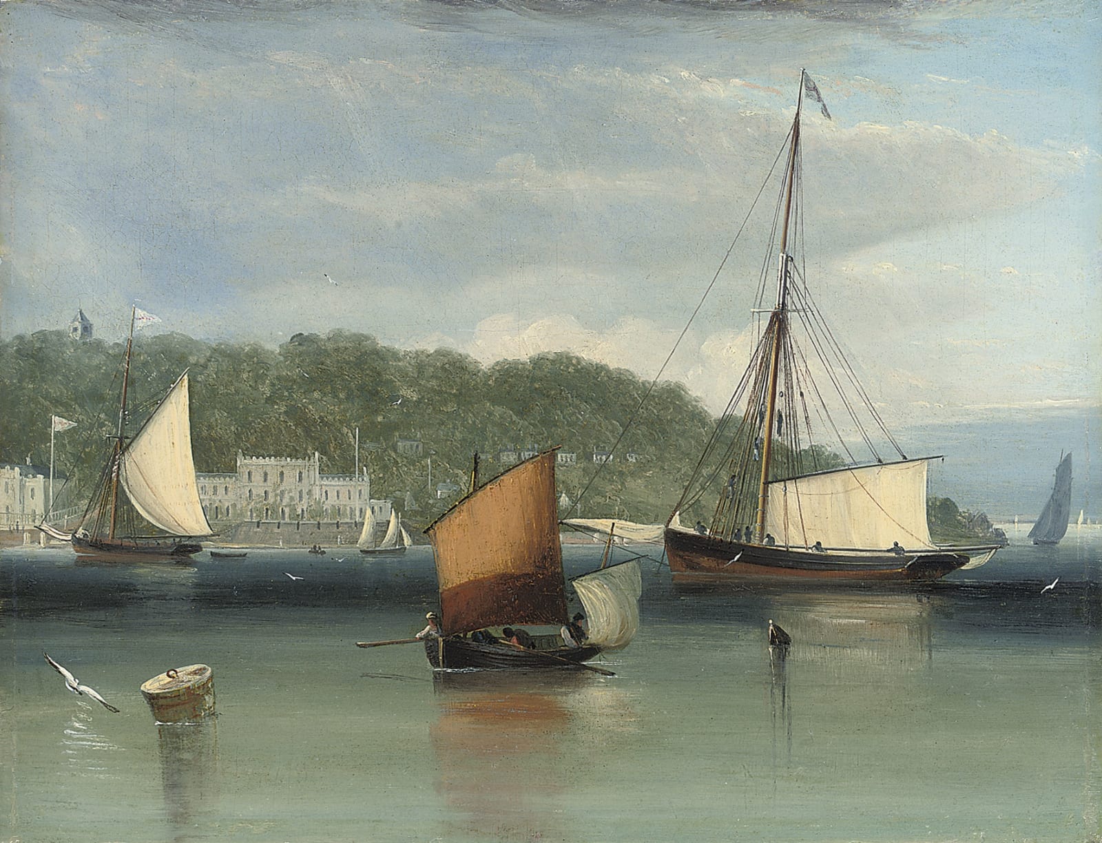 John Lynn, A calm day off the Royal Yacht Squadron, Cowes