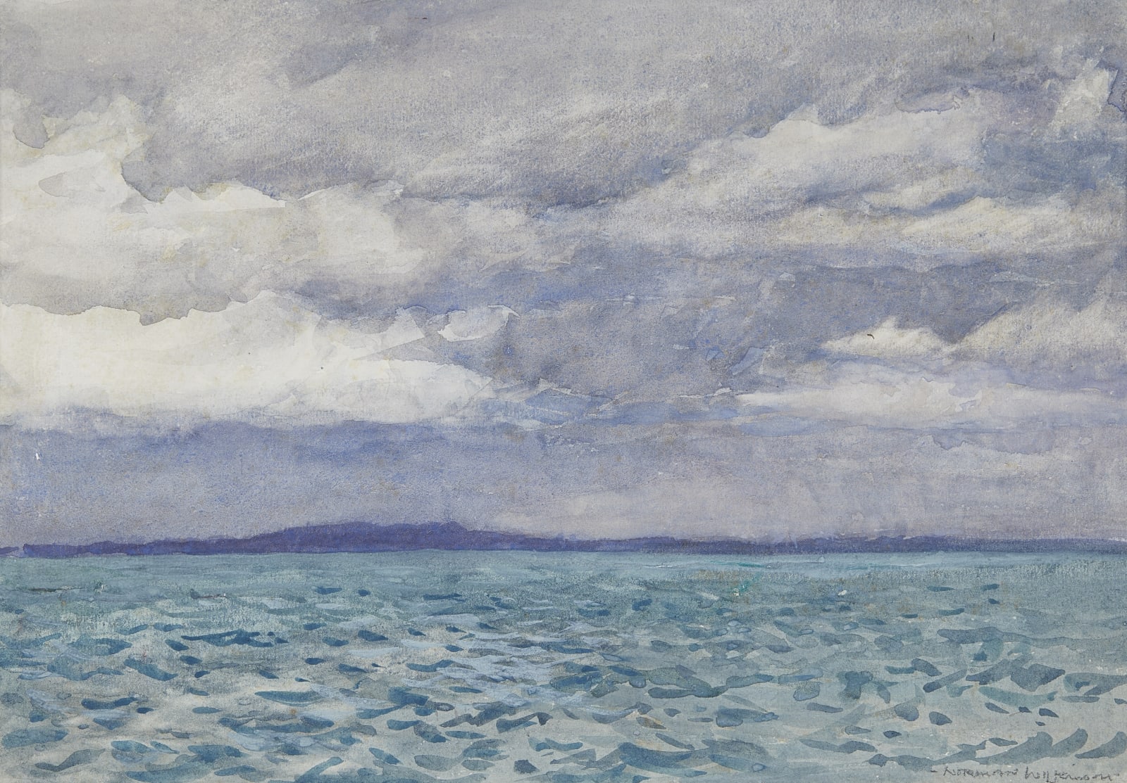 Norman Wilkinson, CBE, SMA, PRWS, RI, Incoming Squalls