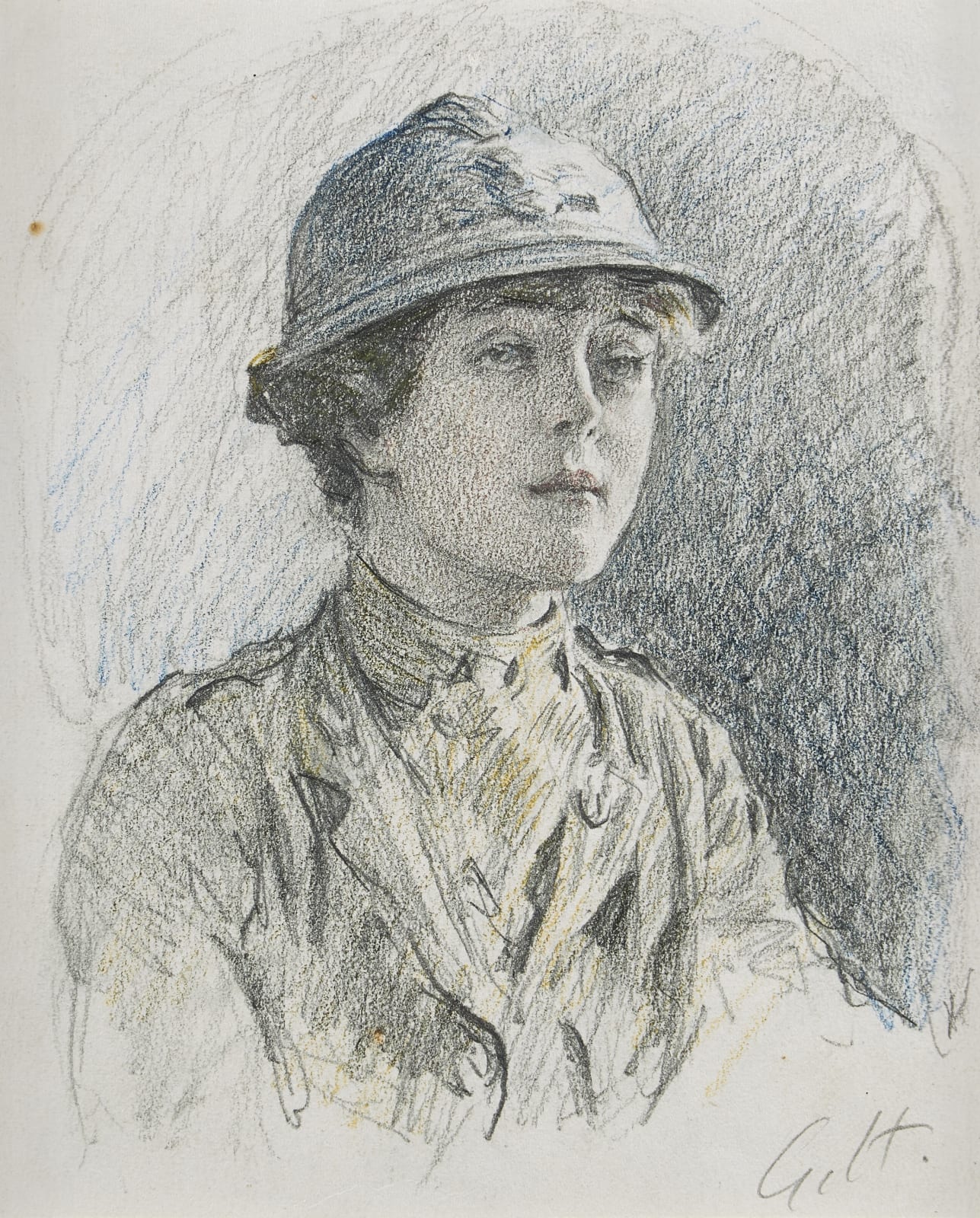 Gilbert Joseph Holiday, Sadie Bonnell, of the First Aid Nursing Yeomanry, July 1918