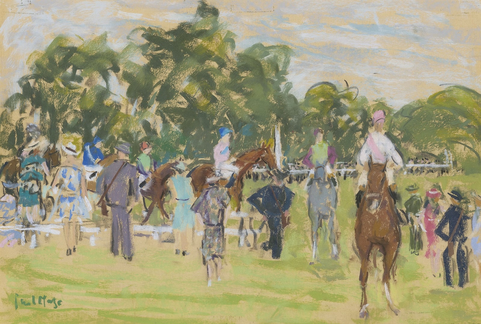Paul Maze, The Paddock, Newmarket