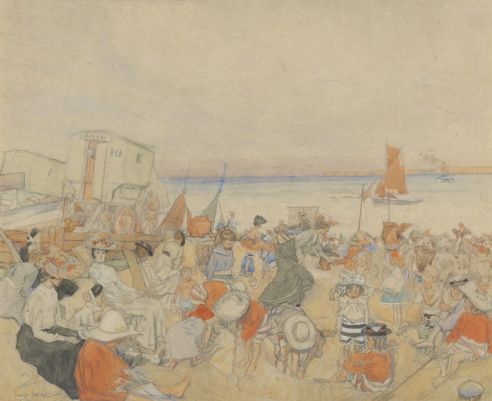 Charles Pears, PSMA, ROI, A day at the beach
