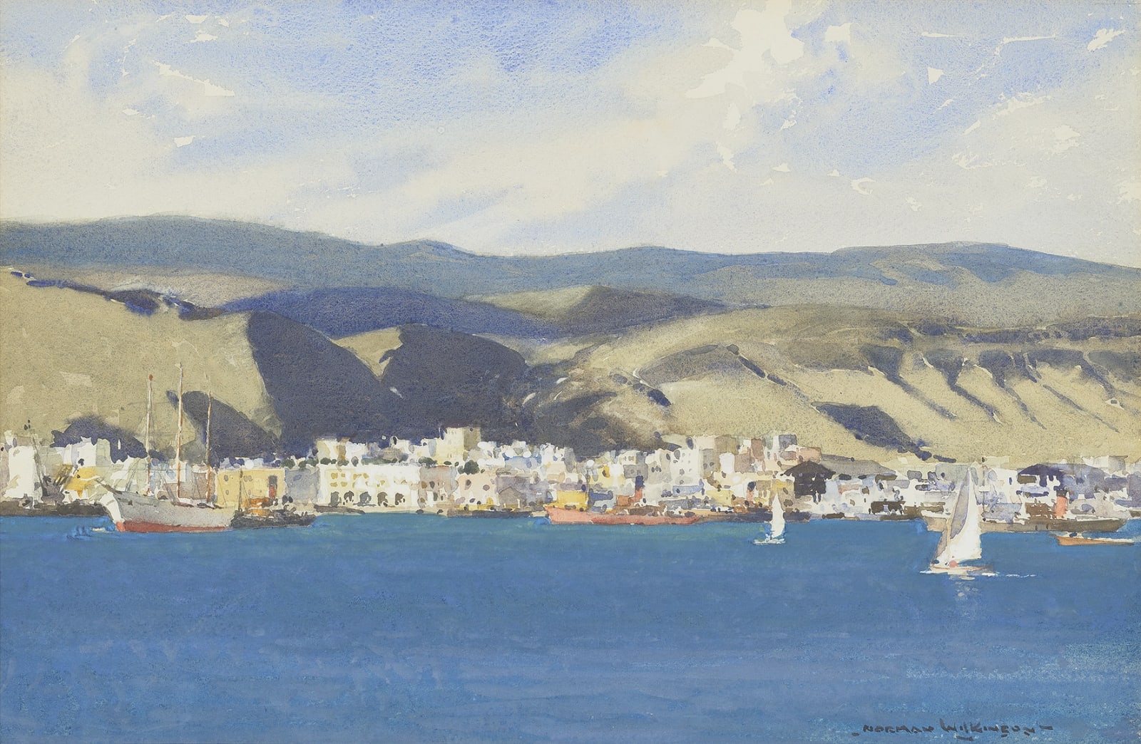 Norman Wilkinson, CBE, SMA, PRWS, RI, Las Palmas, Gran Canaria