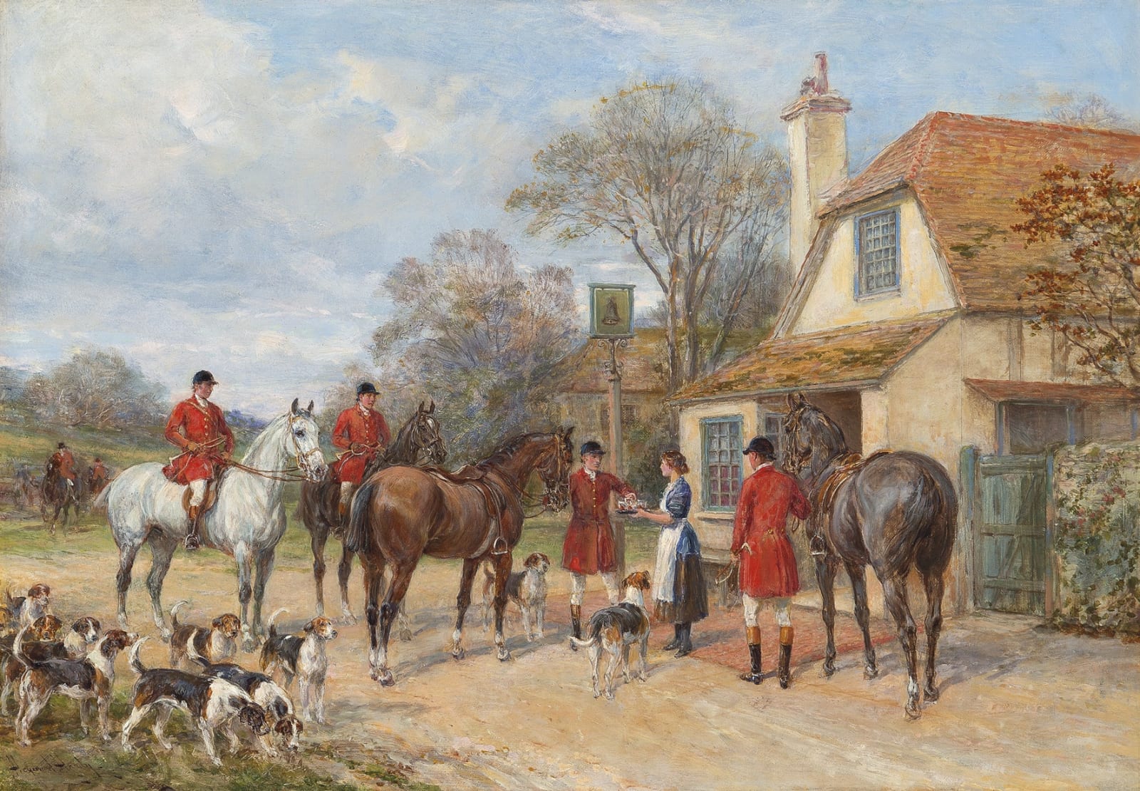 Heywood Hardy, Gathering for the hunt