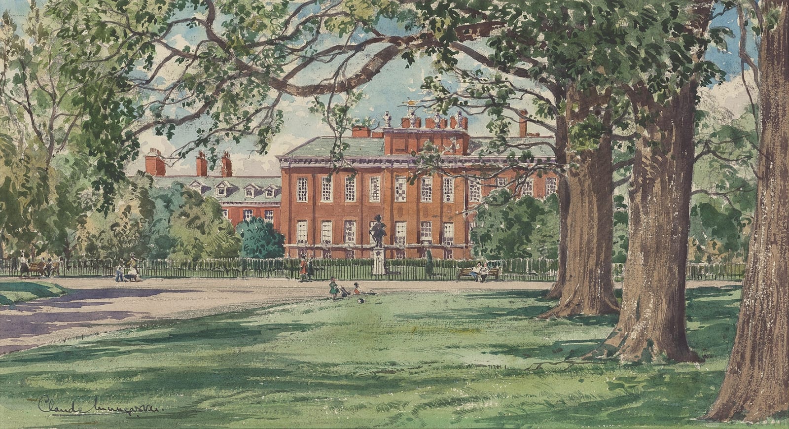 Claude Grahame Muncaster, PRSMA, RWS, ROI, RBA, Kensington Palace