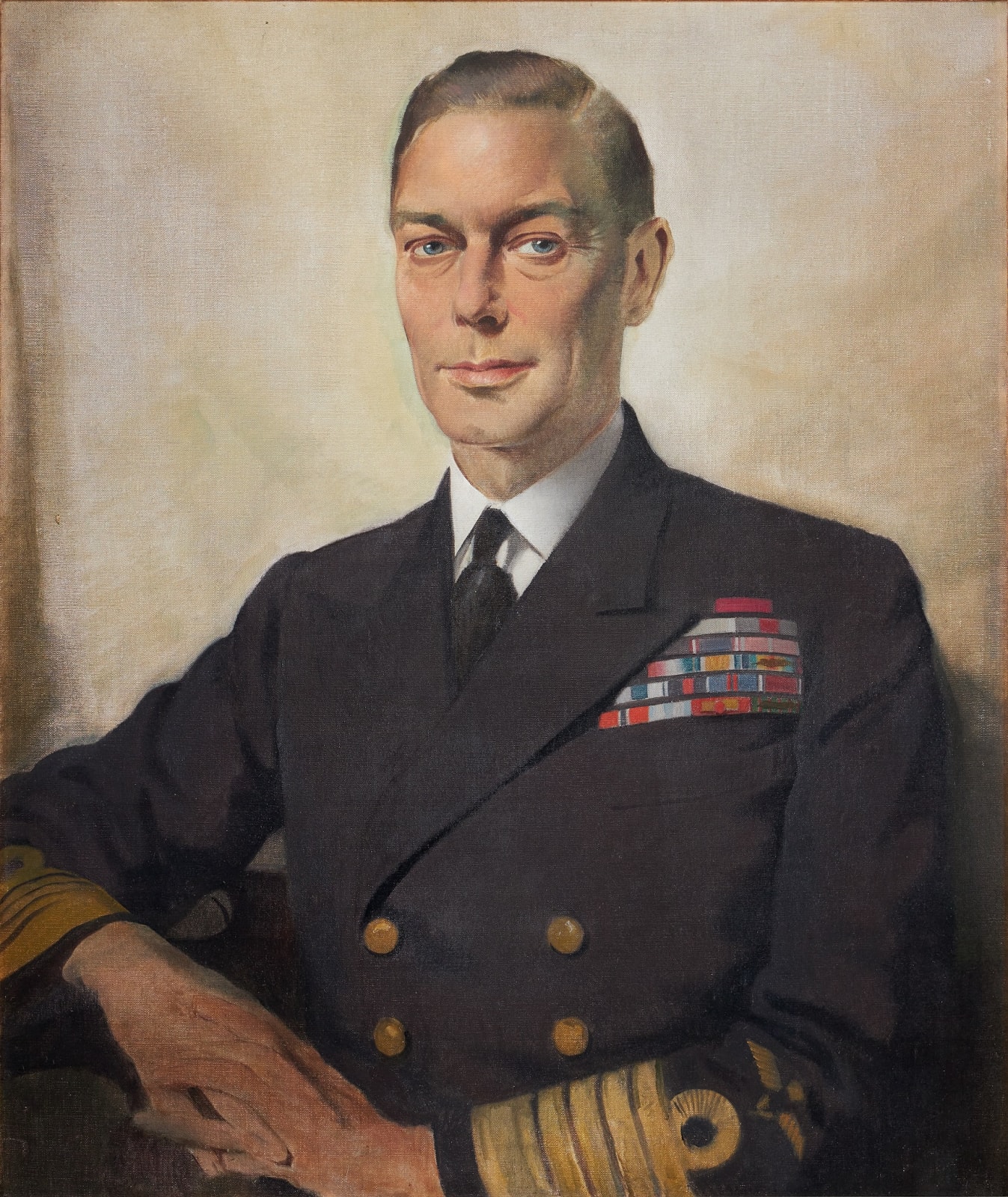 Sir Herbert James Gunn, RA, Portrait of H.M. King George VI