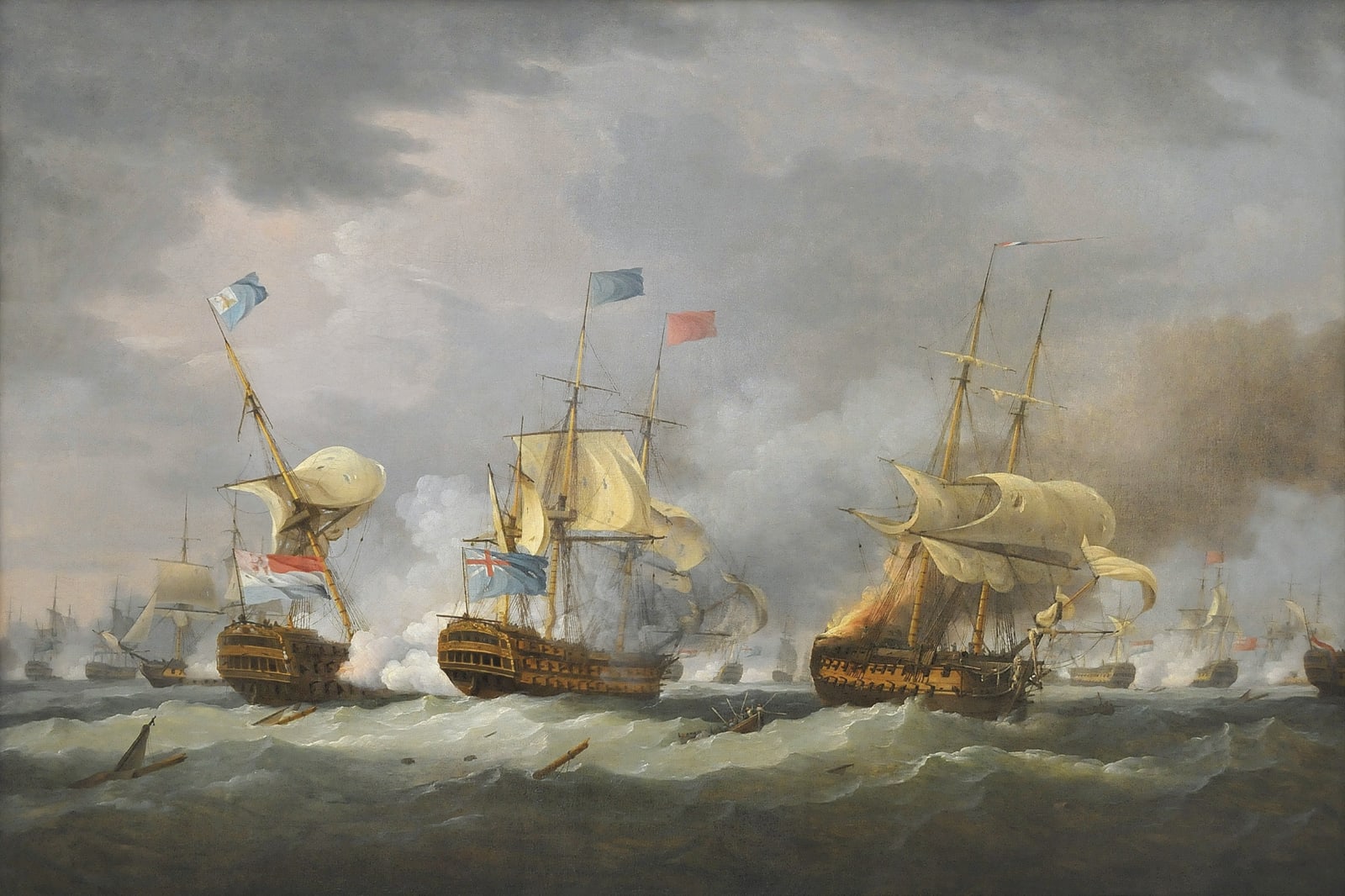 Thomas Whitcombe, The Battle of Camperdown, 11th October 1797