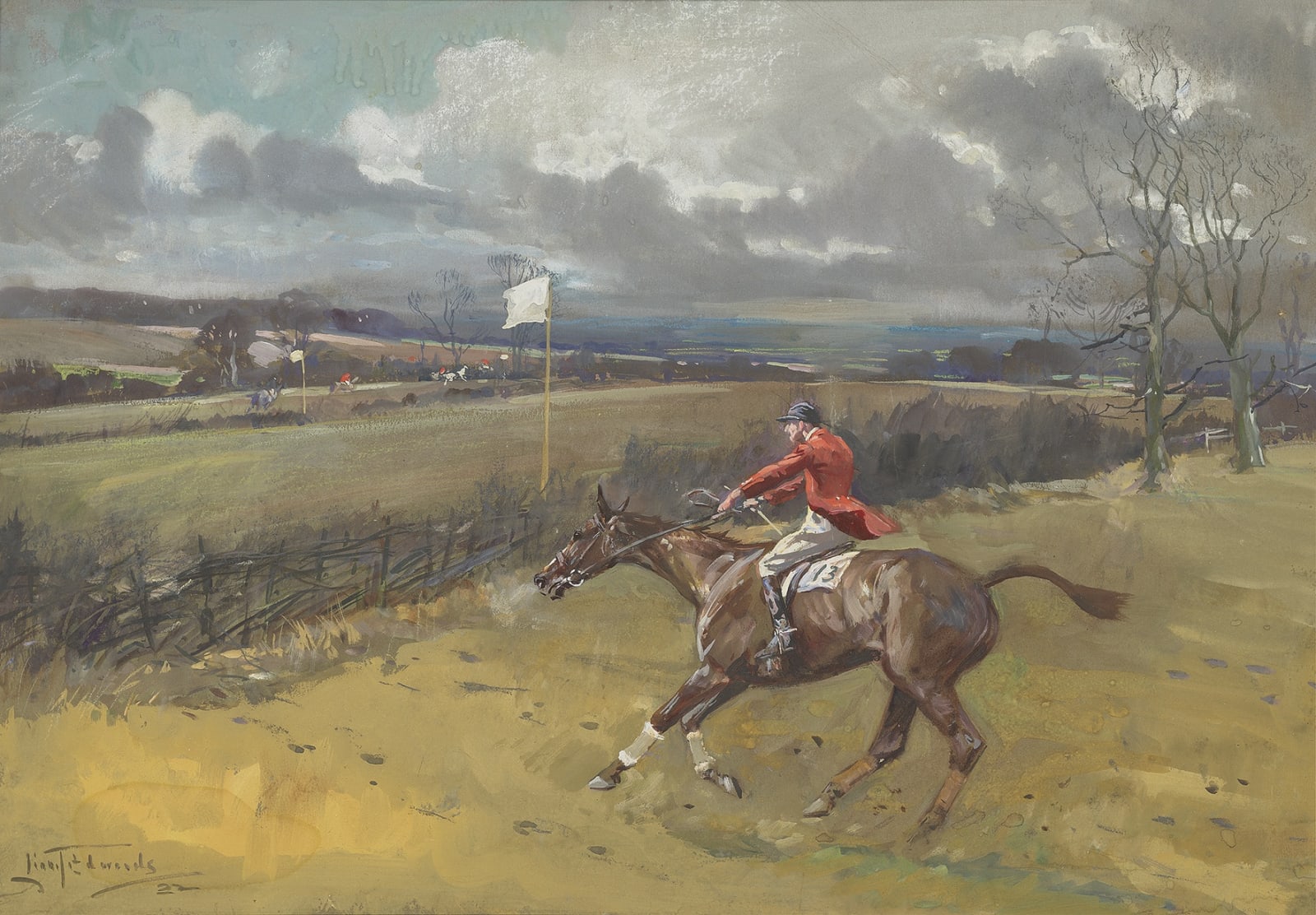Lionel Dalhousie Robertson Edwards, RI, Point to point