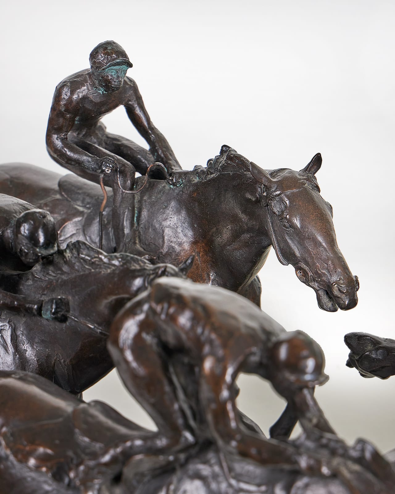 John Rattenbury Skeaping, RA, A group of five racehorses