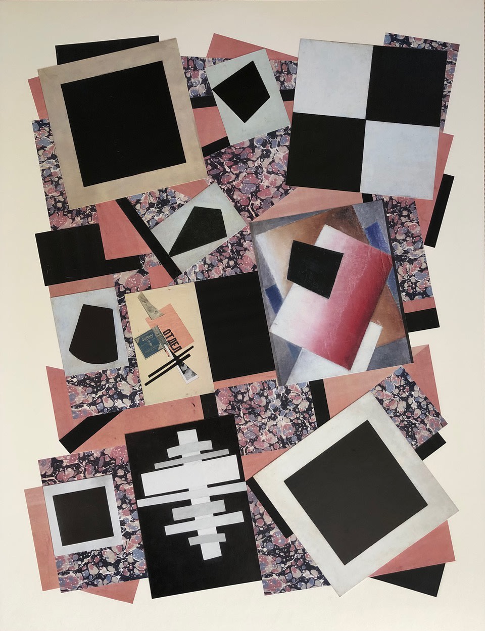 Jean-Charles De Ravenel, Black Squares, Suprematism, 2023