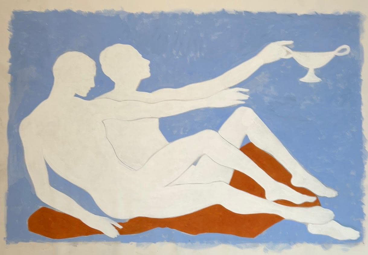 Roberto Ruspoli, Reclining Figure with Cup, 2025