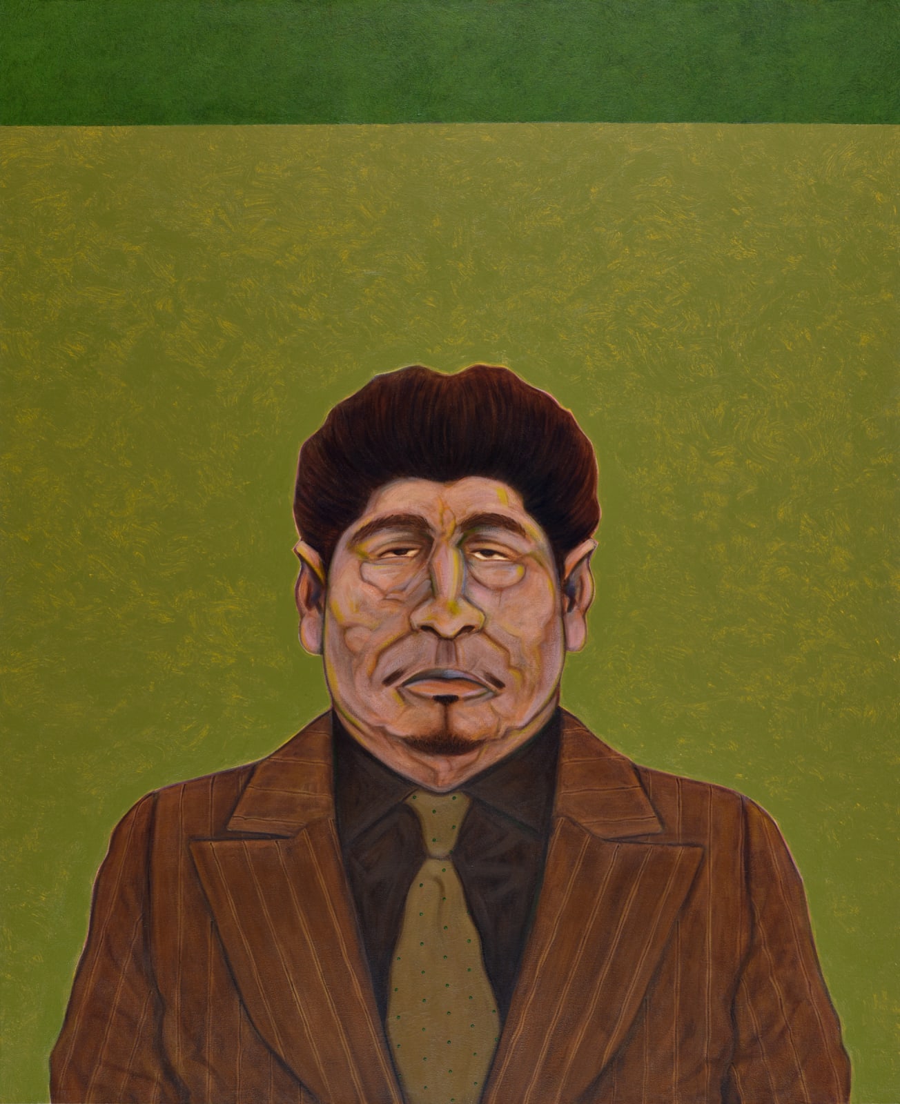 César A. Martínez Veterano, 2020 Acrylic on canvas 54 x 44 x 1.75 in 137.16 x 111.76 x 4.445 cm