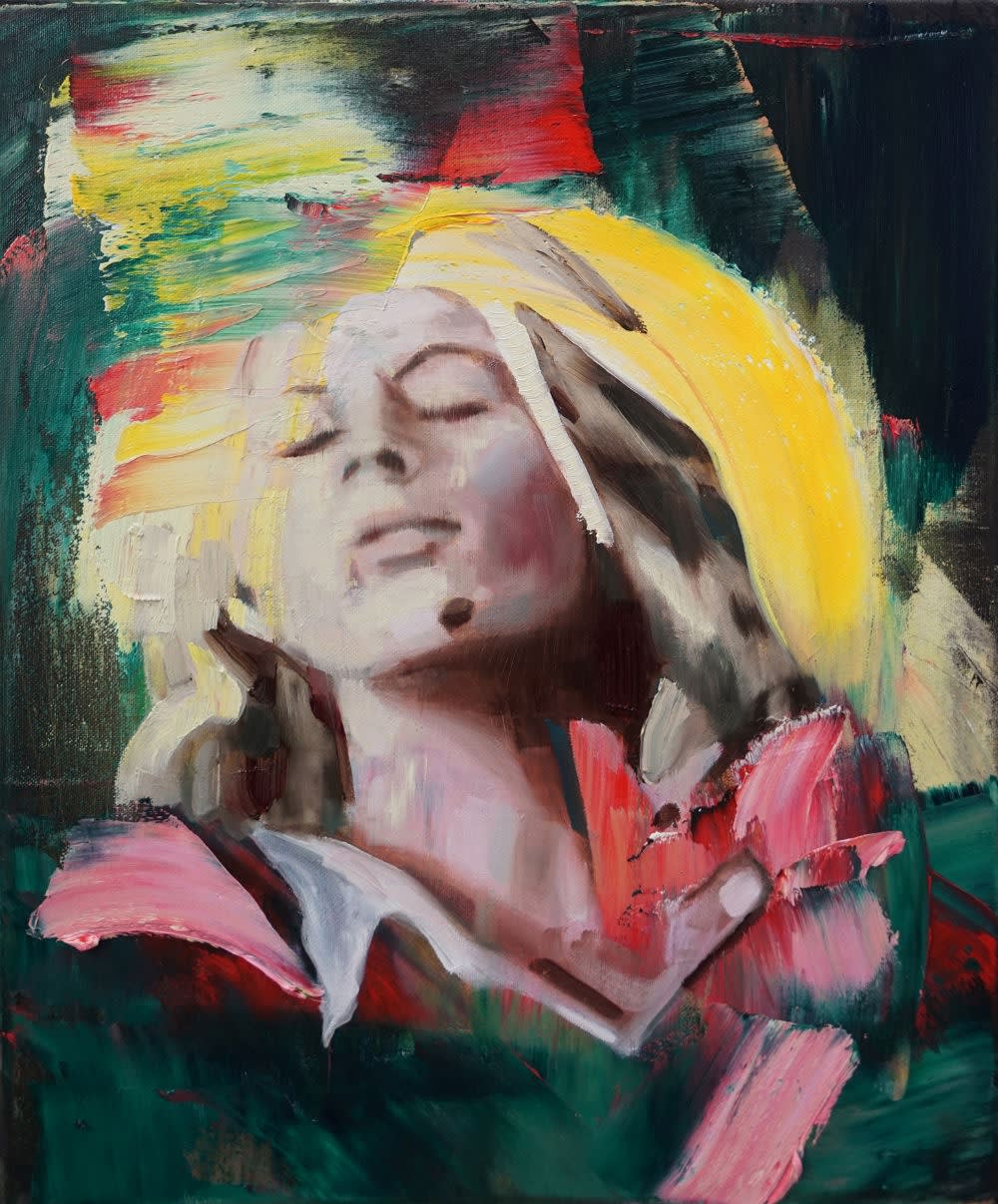 ANNA BITTERSOHL - HELM - 2017 - OIL ON CANVAS - 50 X 40 CM