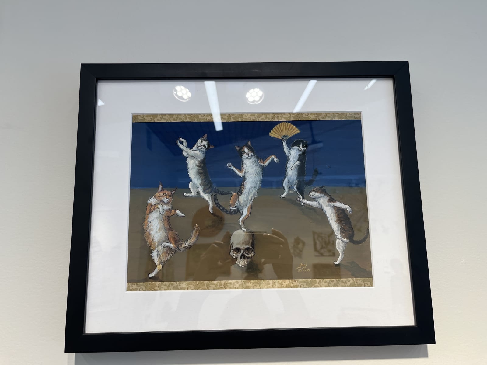 Sandra Yagi, Hyakki Yagyo #20 (Dancing Bakeneko), 2023