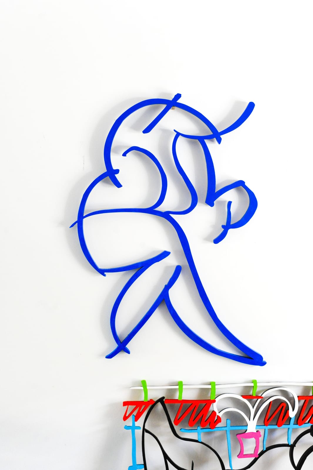 Seated nude with legs crossed , 2024