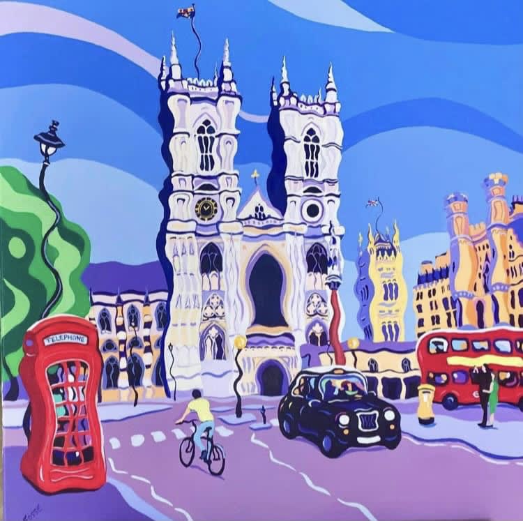 Westminster Abbey, Original Painting , 2021
