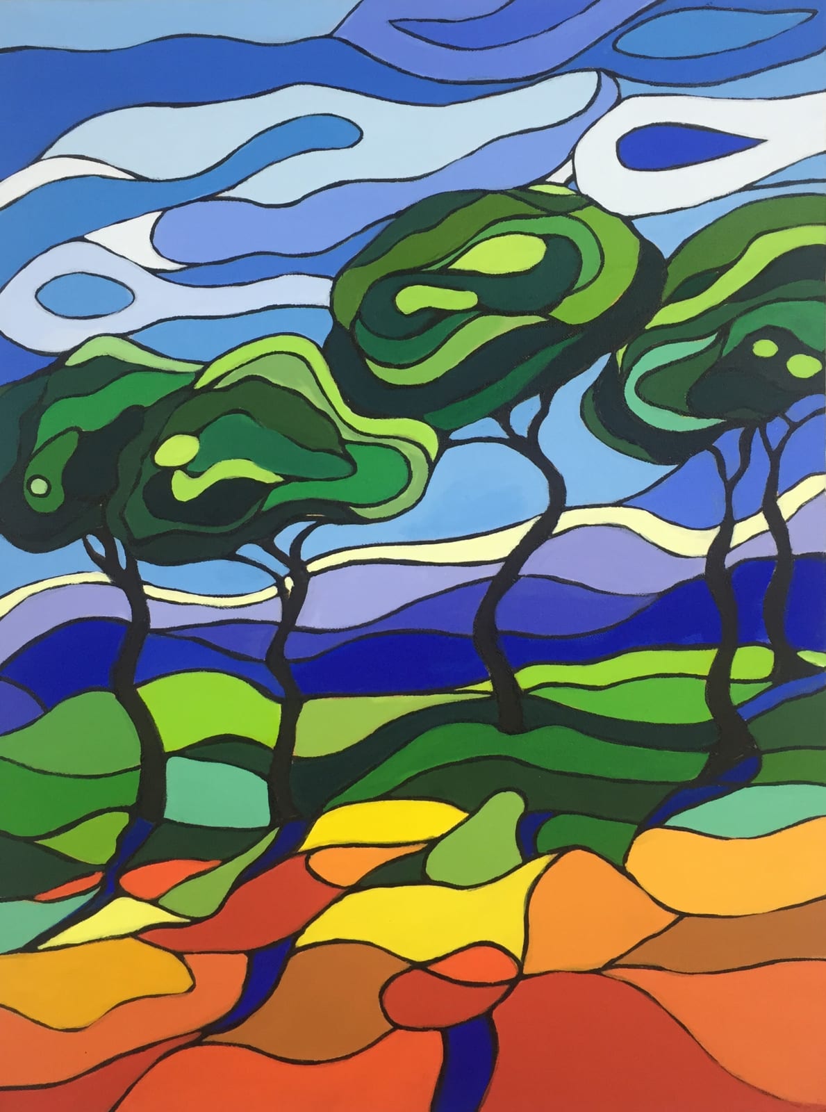 Breezy Bay Trees