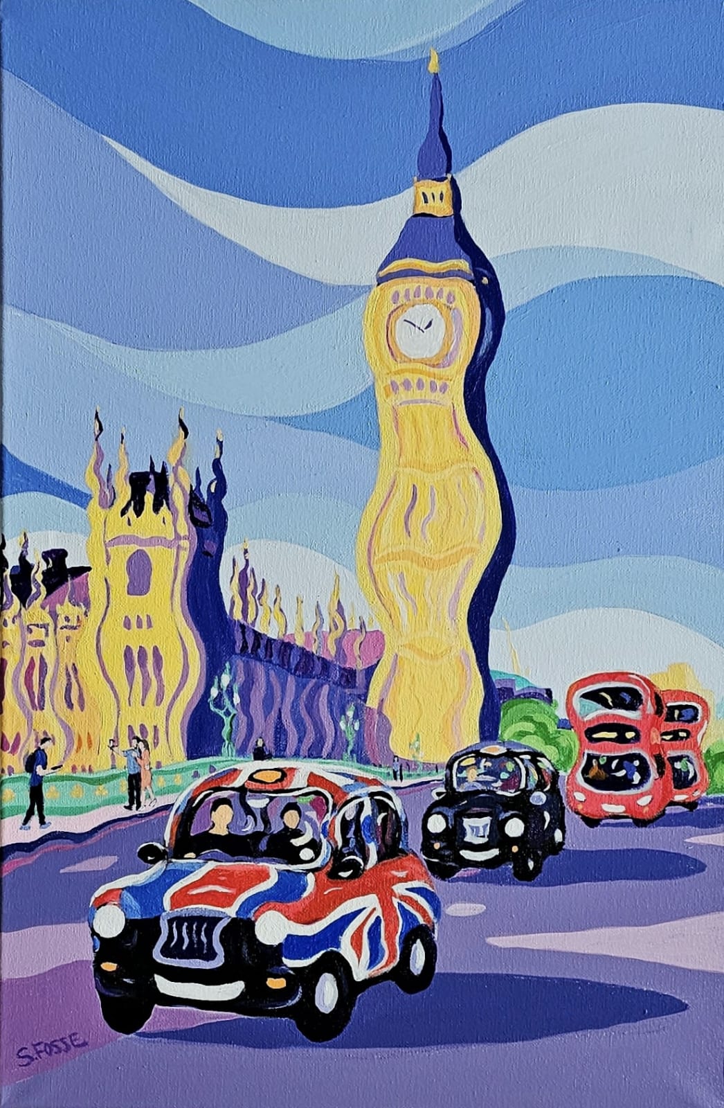 It’s A London Thing, Original Painting, 2023