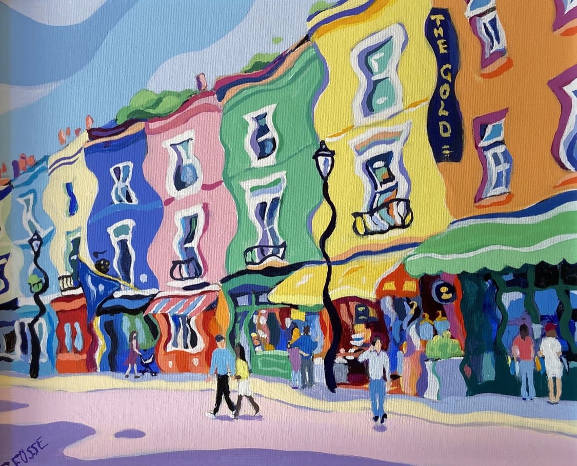 Portobello Life, Original Painting , 2022