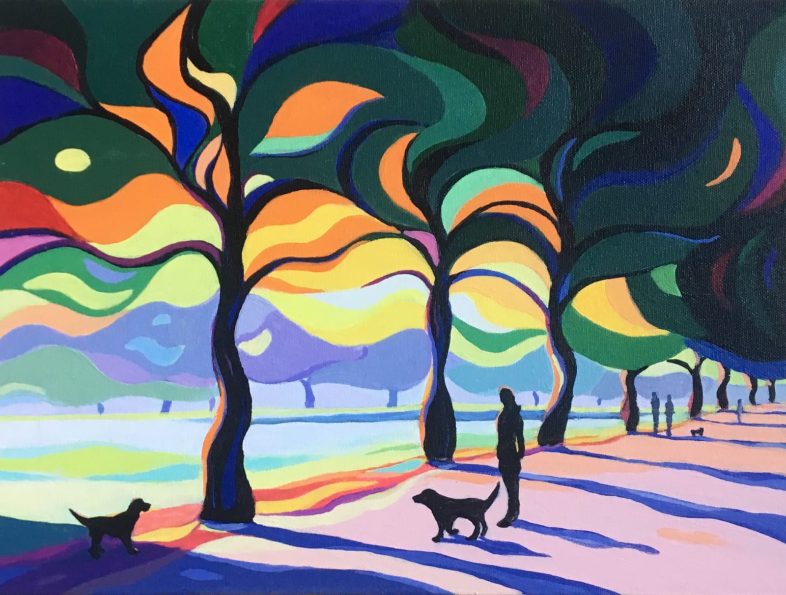 Park Life, Original Painting , 2019