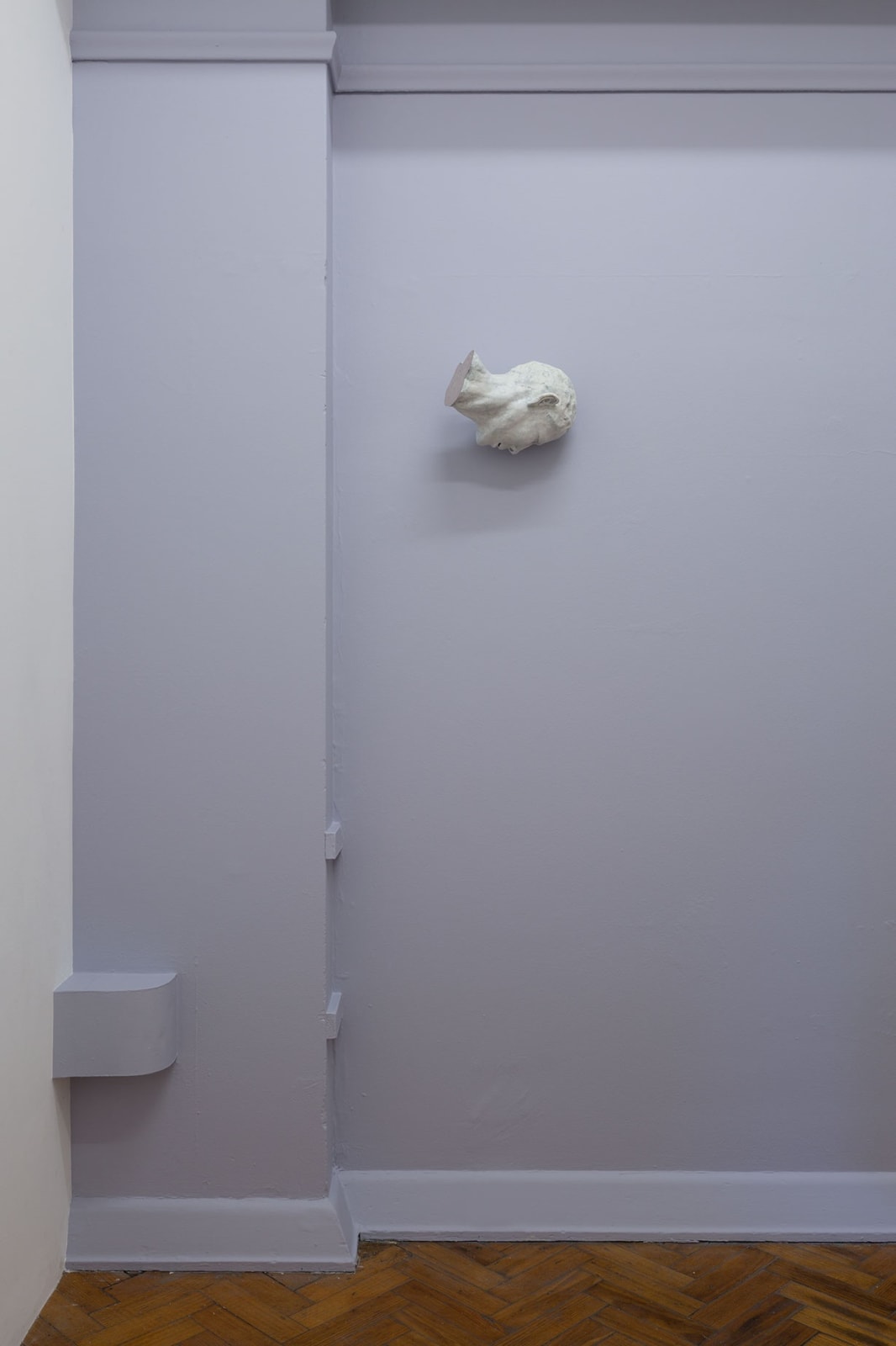 Cate Consandine, Her/e, 2018 Polished cast bronze, white patina; three parts Installation view Photo: Christian Capurro