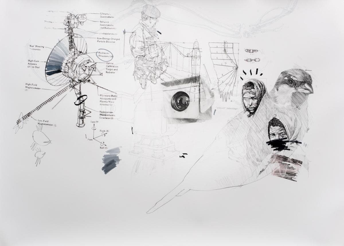 Nidhal Chamekh, Le Battement des Ailes E, 2018