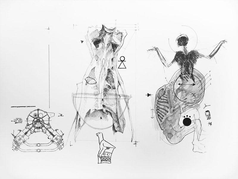 Nidhal Chamekh, Le Battement des Ailes No. XI, 2017