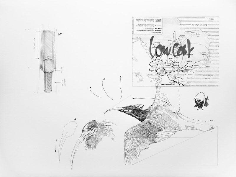 Nidhal Chamekh, Le Battement des Ailes No. XIV, 2017