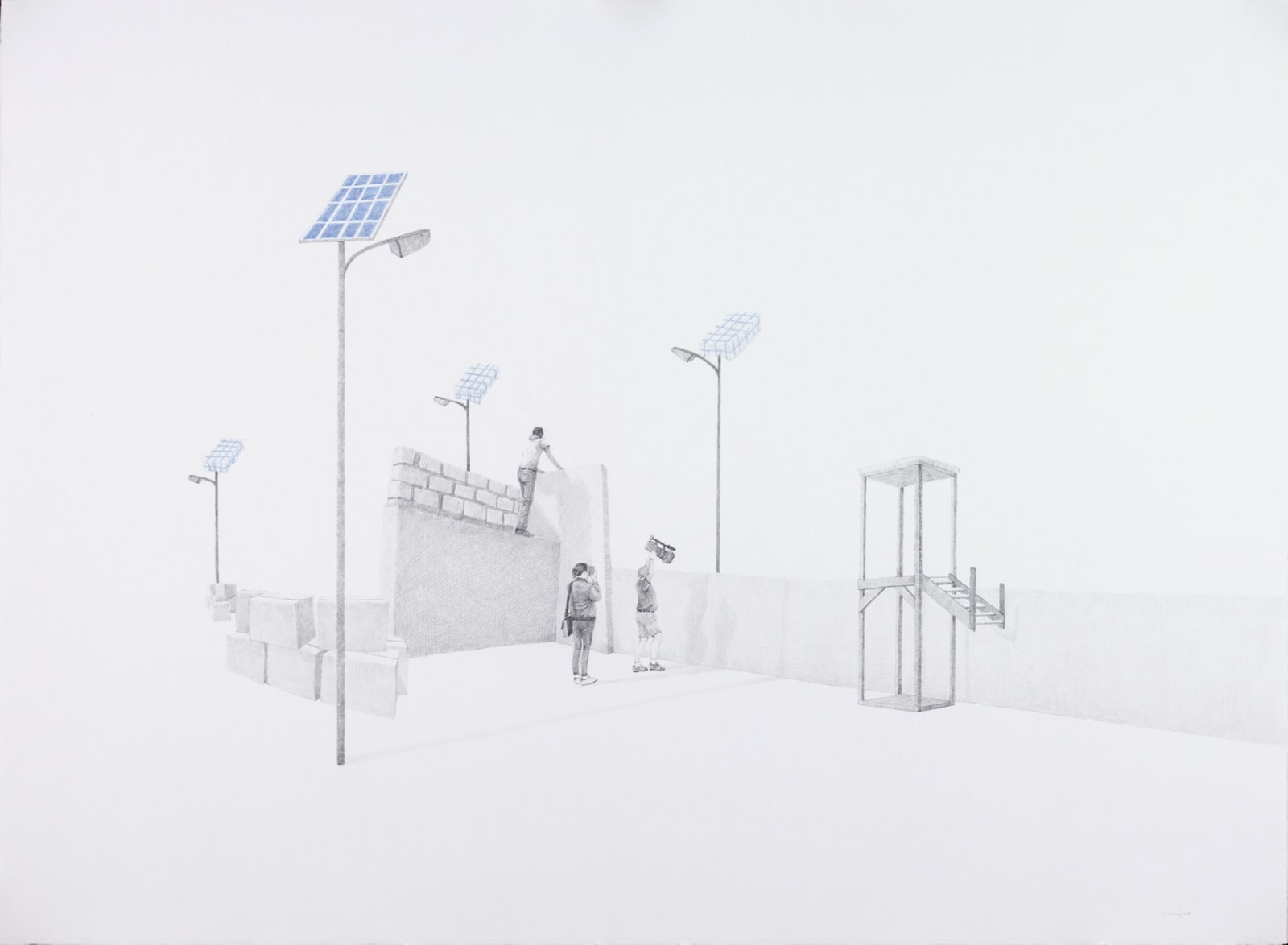 Massinissa Selmani, Untitled 1 (no plan is foolproof), 2019