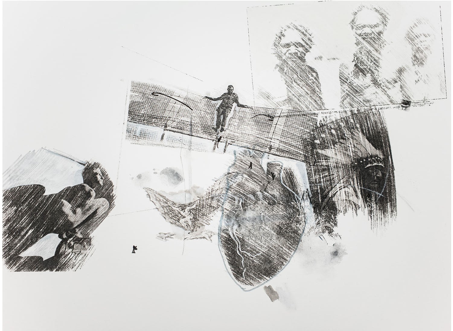 Nidhal Chamekh, Le Battement des Ailes No. III / Transfer, 2018