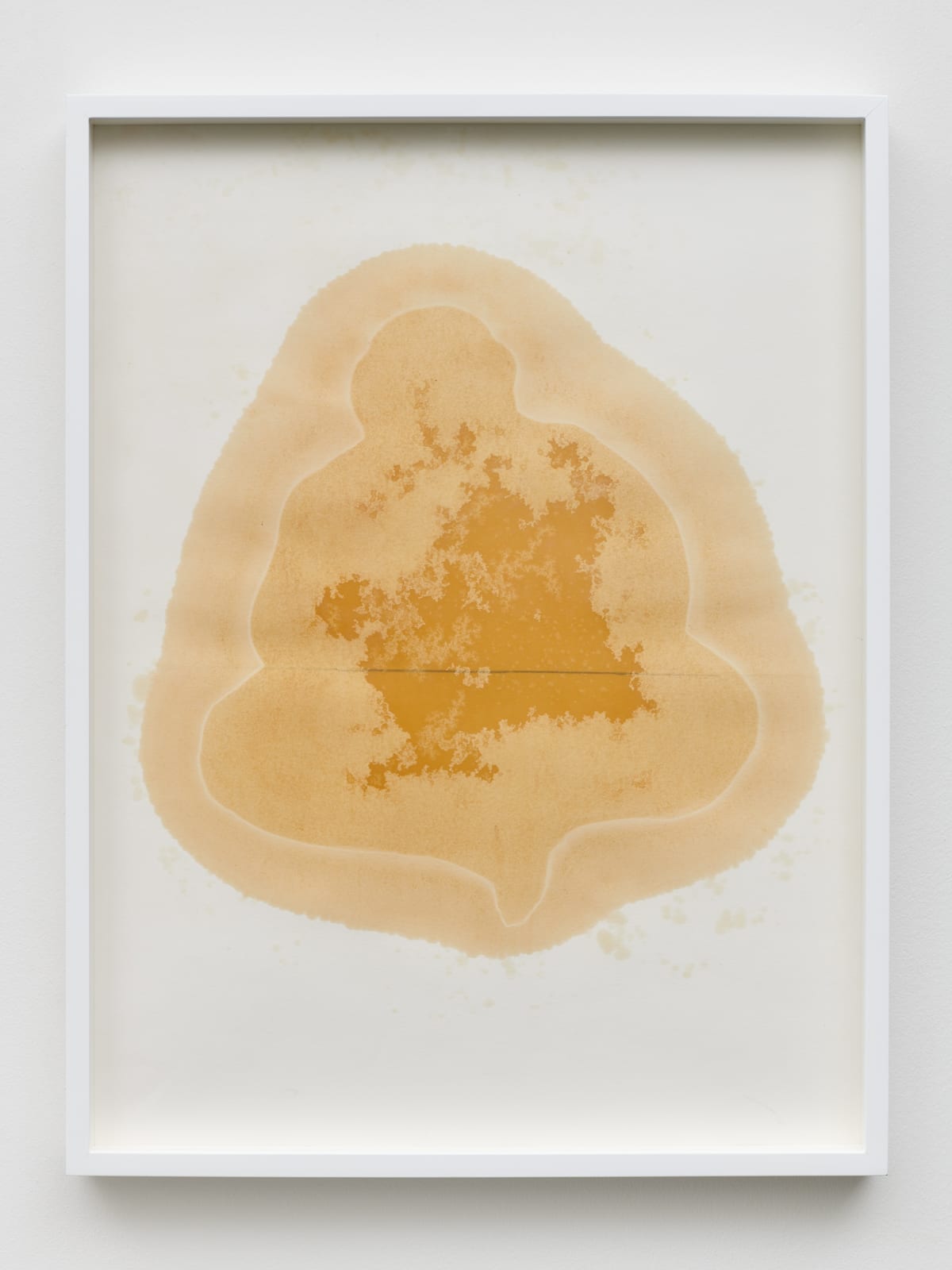 Yazid Oulab Les Orants Habités Par Leur Espace No.III, 1998 Plant oil and graphite Bristol paper 58h x 44w cm each (set of six) (YO-000039)