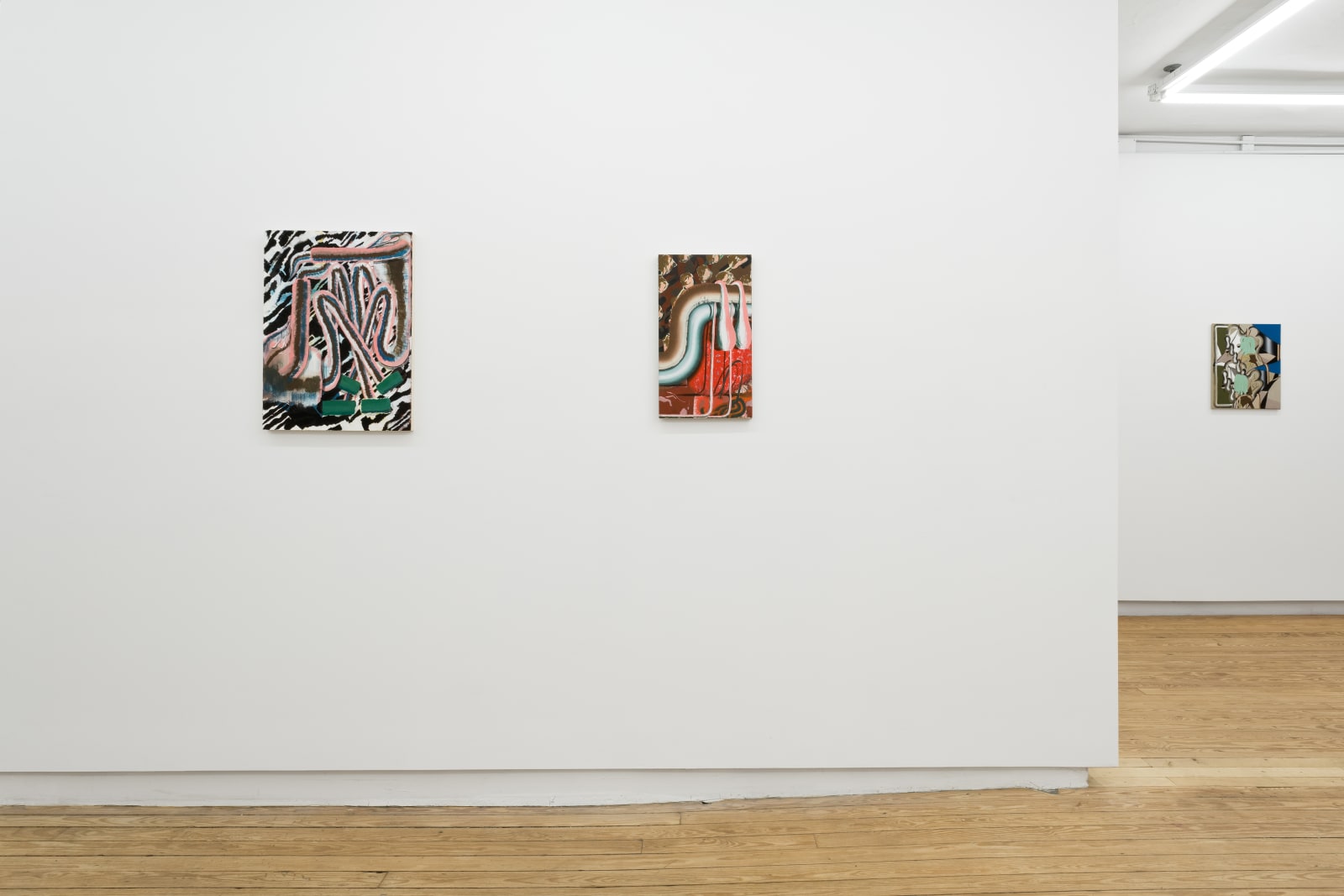 Installation view of Bridget Mullen: Threshold Blues, Helena Anrather, January 17–February 24, 2019