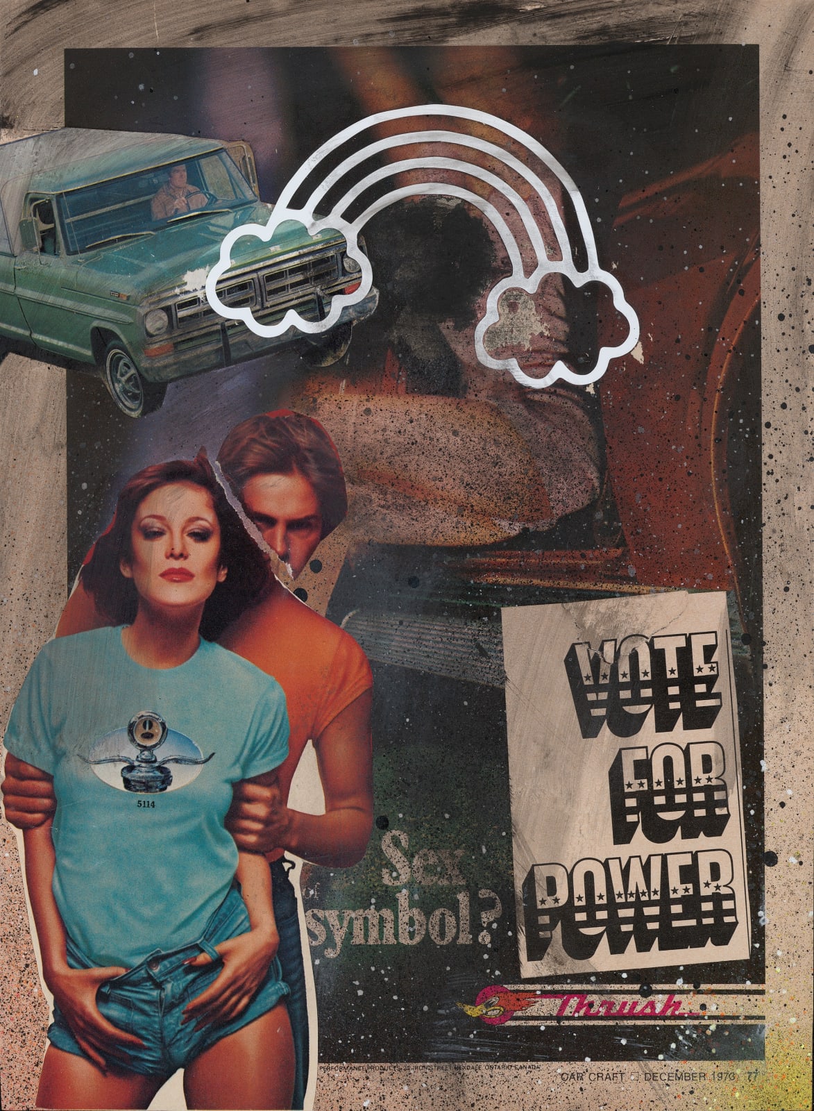 Wendy White, Vote for Power, 2019