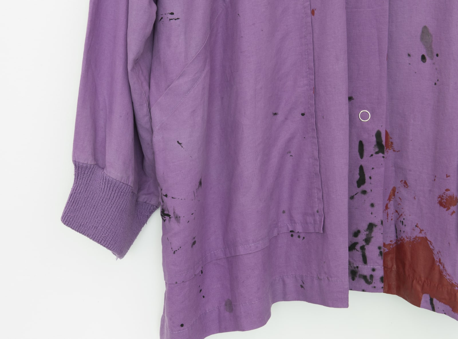 Amanda Ross-Ho, Untitled Smock (ACCIDENT), 2013