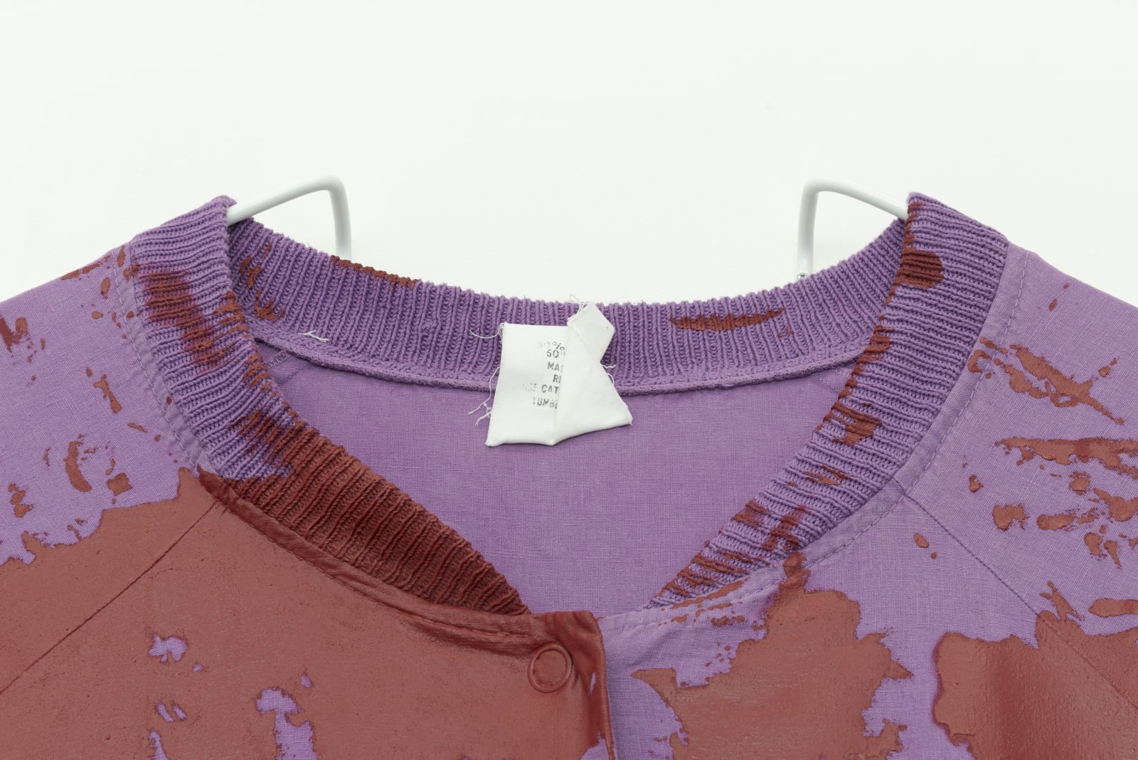 Amanda Ross-Ho, Untitled Smock (ACCIDENT), 2013